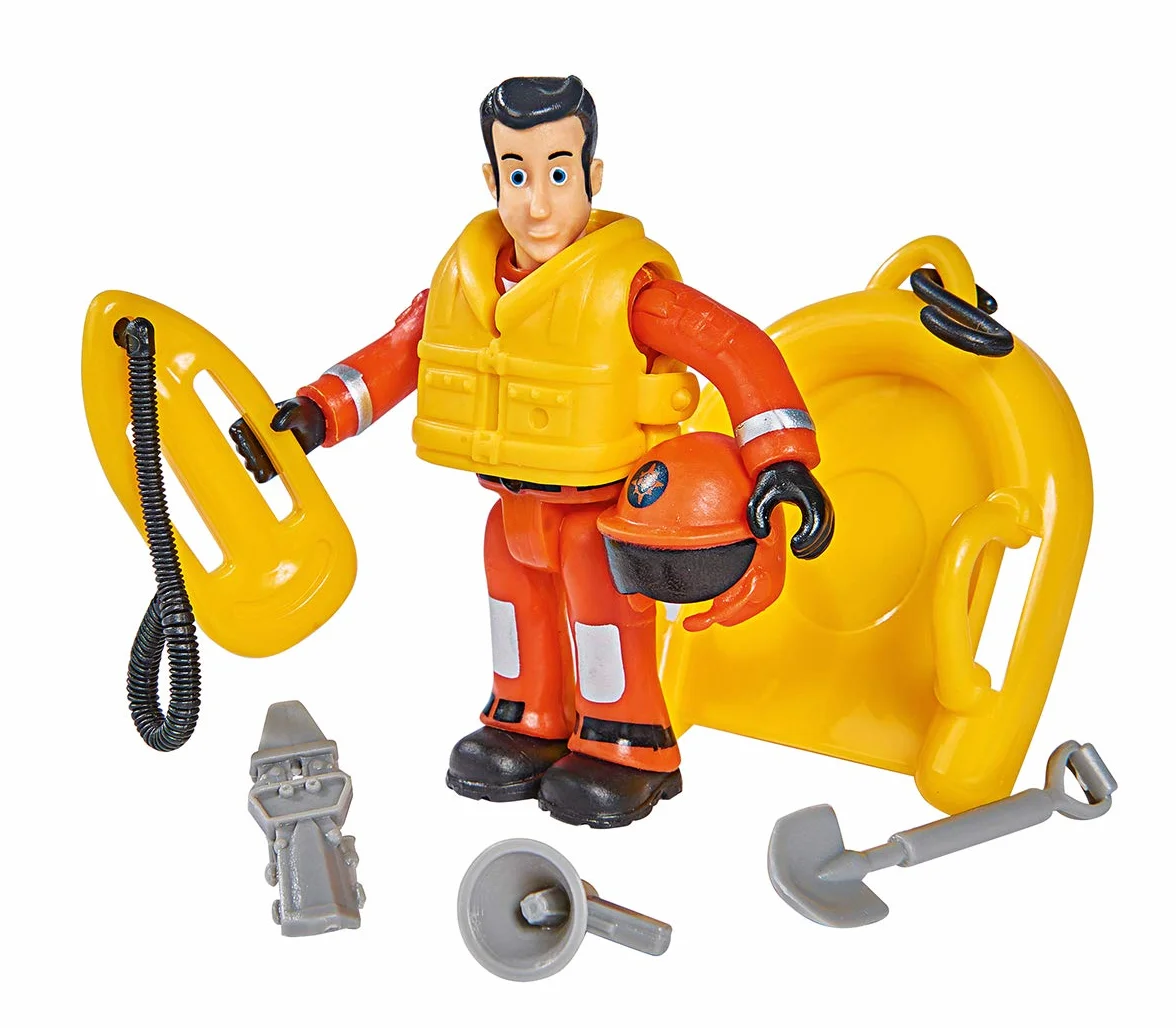 Simba Sam le pompier Juno Jet Ski figurine Elvis assise à rabat flotte sur l'eau enfants 3 ans