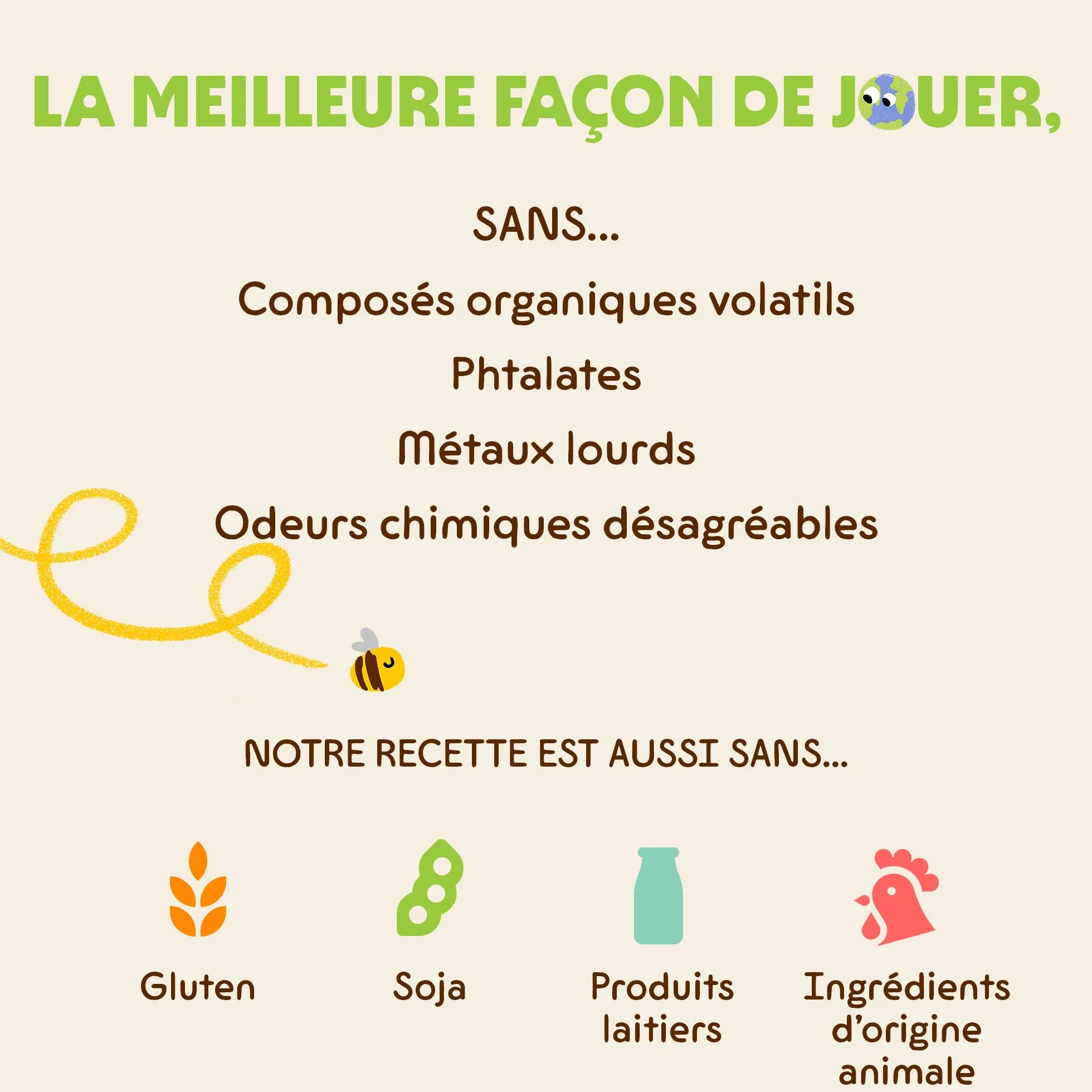 Honeysticks Peinture au Doigt 6 Couleurs Vives Lavable Sûre Enfants 1-5 Ans à Base d'Eau Écologique