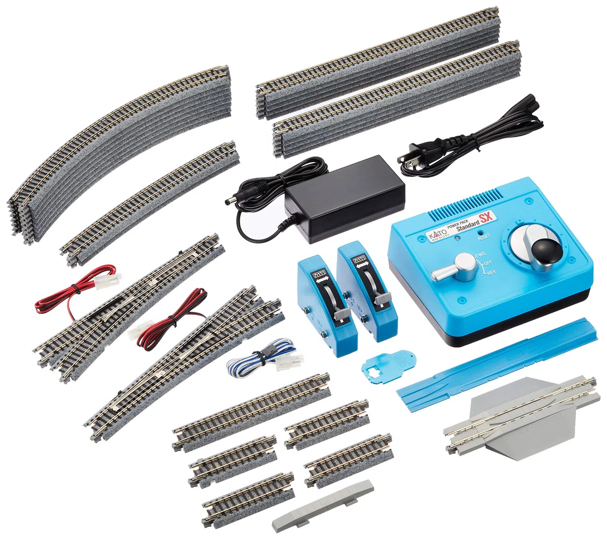 Kato 20-853 Unitrack (BM2) Oval/Passing Loop Track Set w/Controller