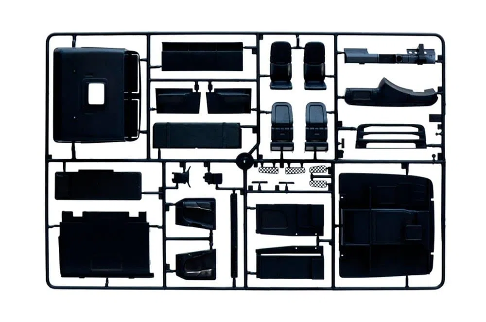 Italeri 3952S - 1:24 Scania R730 Streamline Show Truck, modélisme, modélisme sur pied, bricolage, passe-temps, collage, kit en plastique, détaillé, unisexe adulte, noir