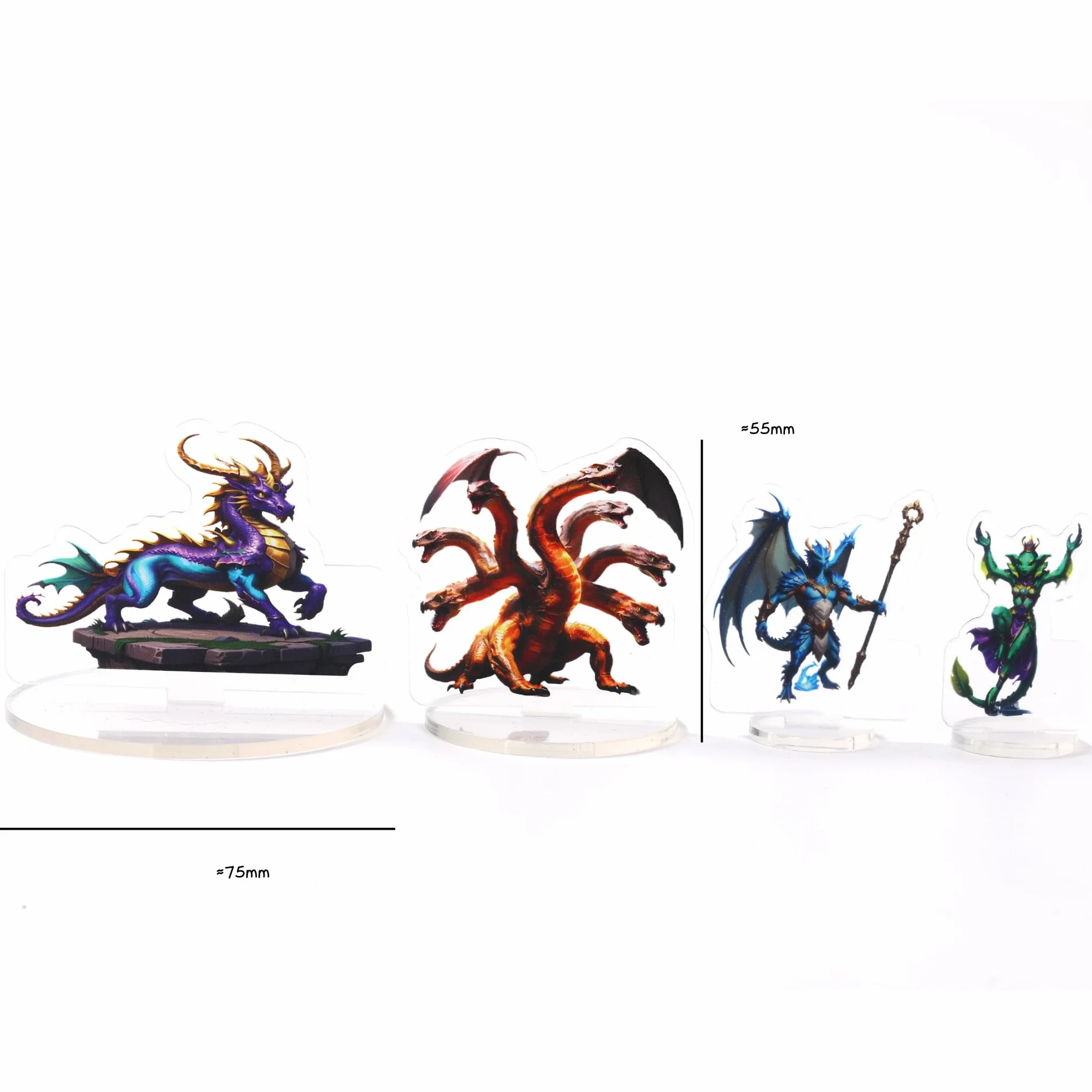 Dungeons & Dragons Starter Set Mini Figurines Acryliques Coastal Swamp Underwater TTRPG DM