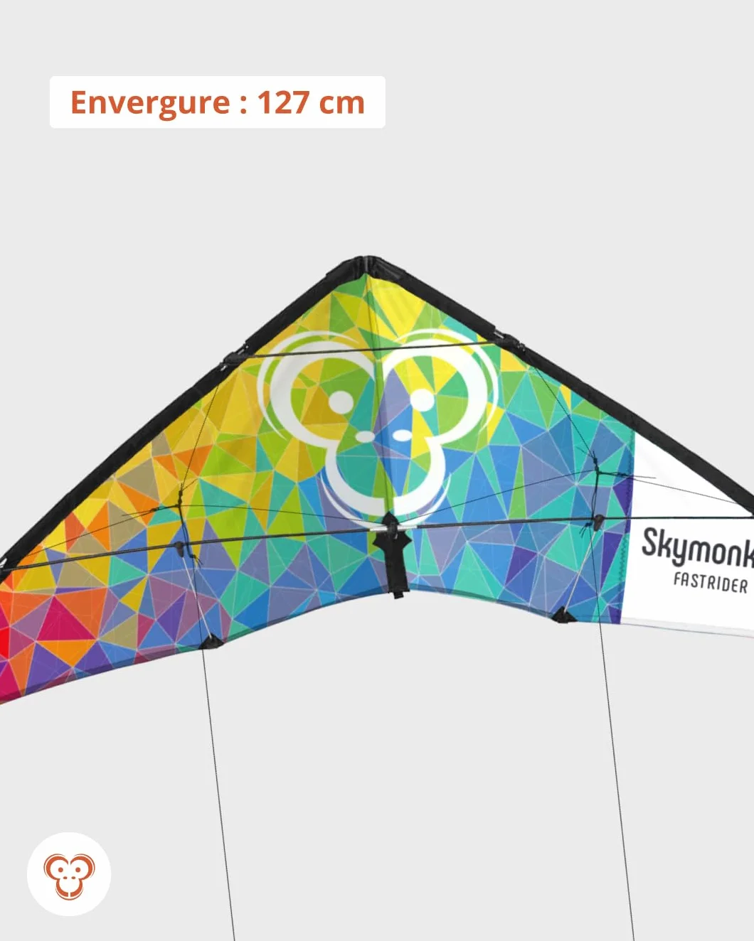 Skymonkey Fastrider Cerf Volant Adulte 2 Lignes 127cm