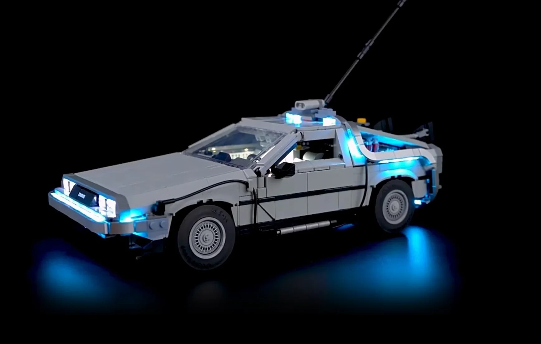 Kit d'éclairage LED pour Lego Retour vers le futur 10300 Delorean