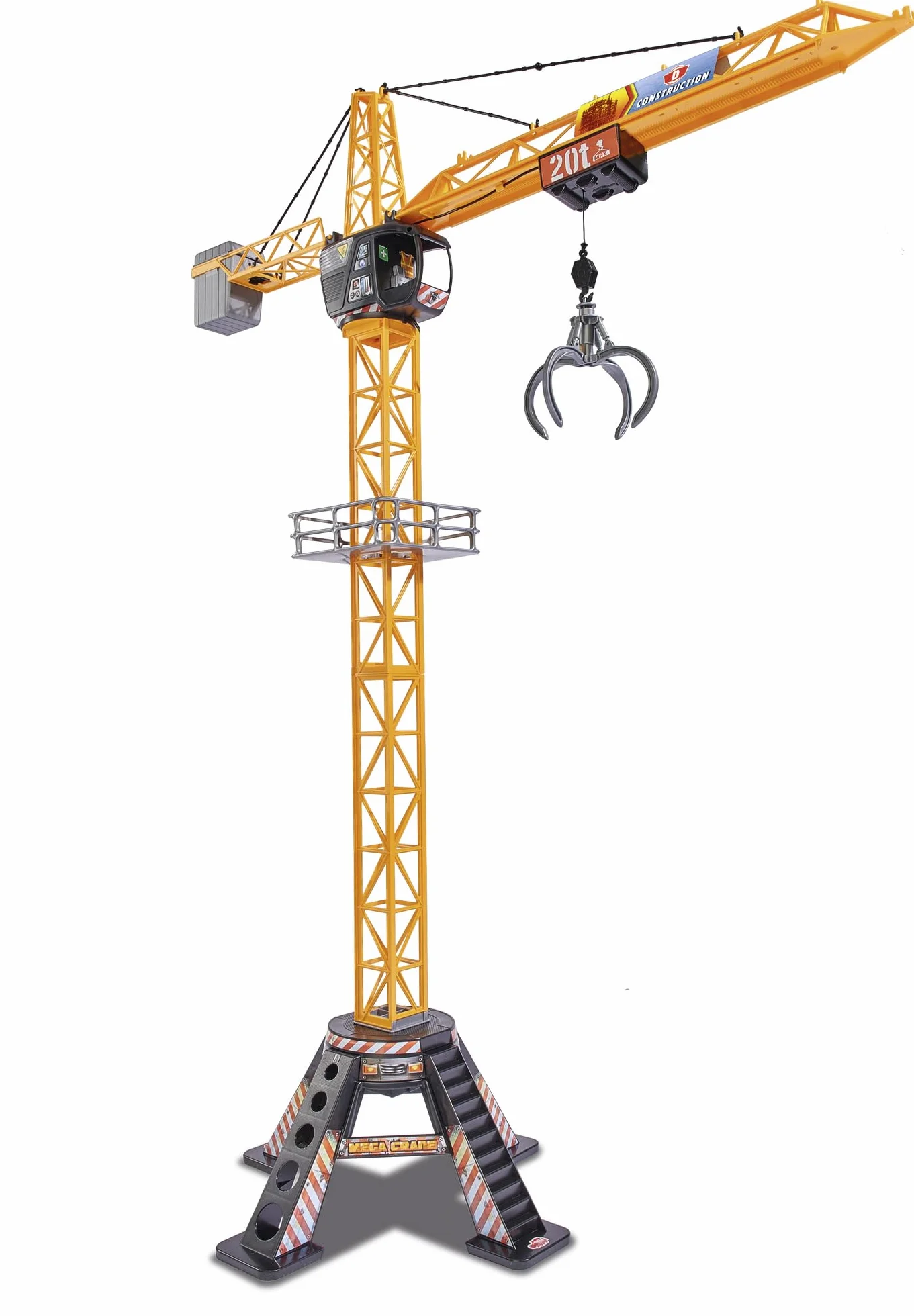 Dickie Mega Crane électrique avec télécommande pour Enfants 120 cm
