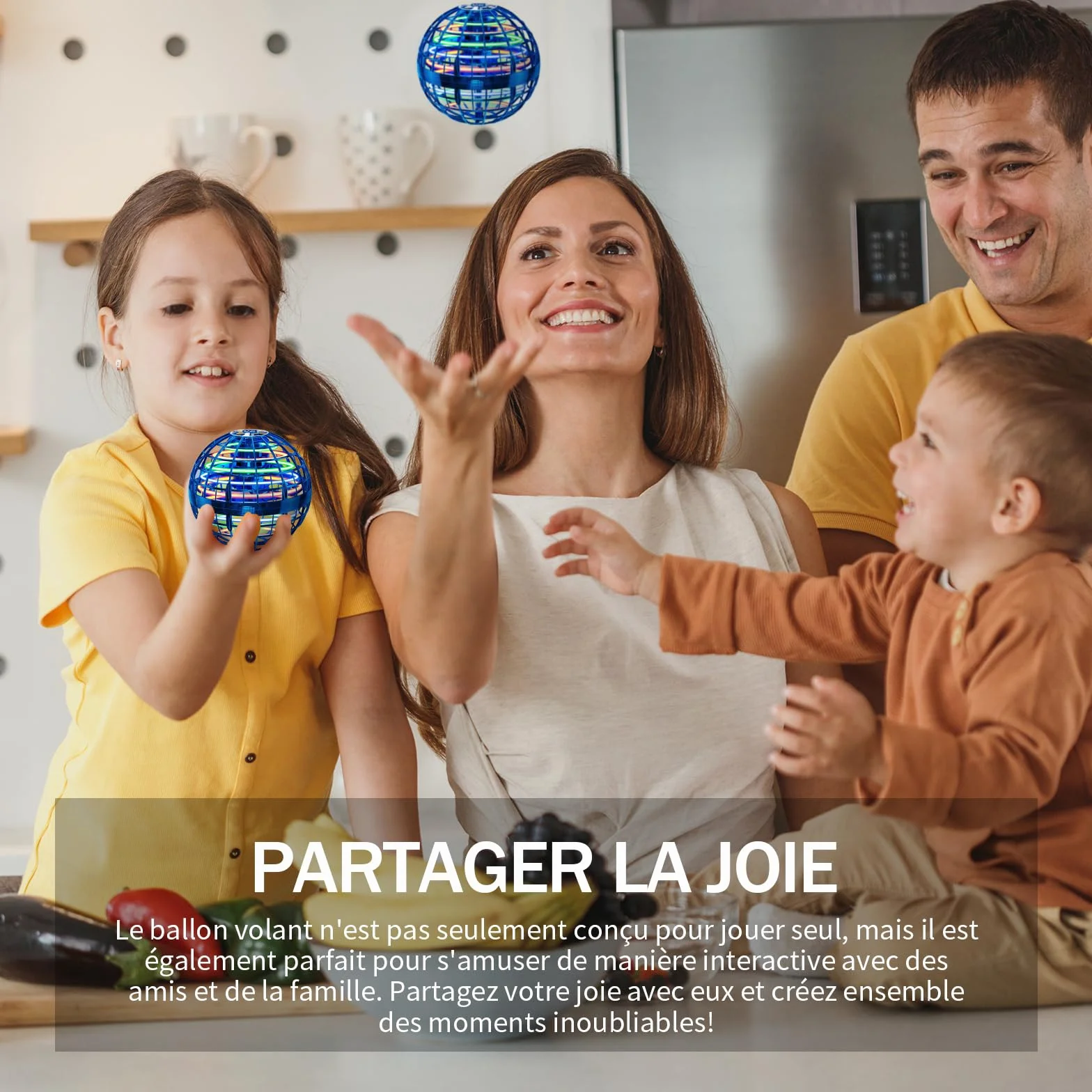 Boule Volante Flying Orb Ball UFO Jouet Extérieurs pour Enfant 6-12 Ans