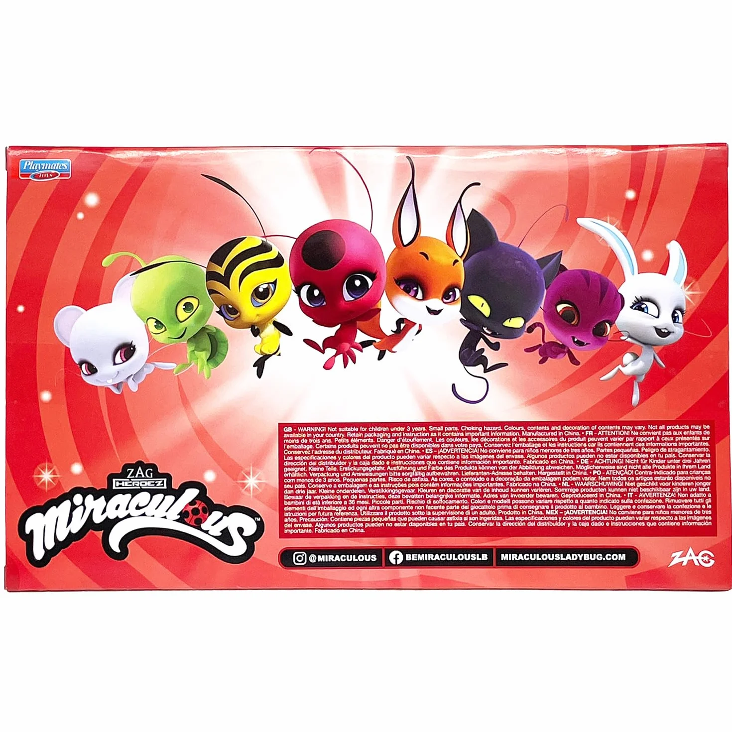BANDAI Miraculous Ladybug Coffret 8 Figurines Kwamis Mini Personnages à Collectionner Jouet Enfant dès 4 Ans