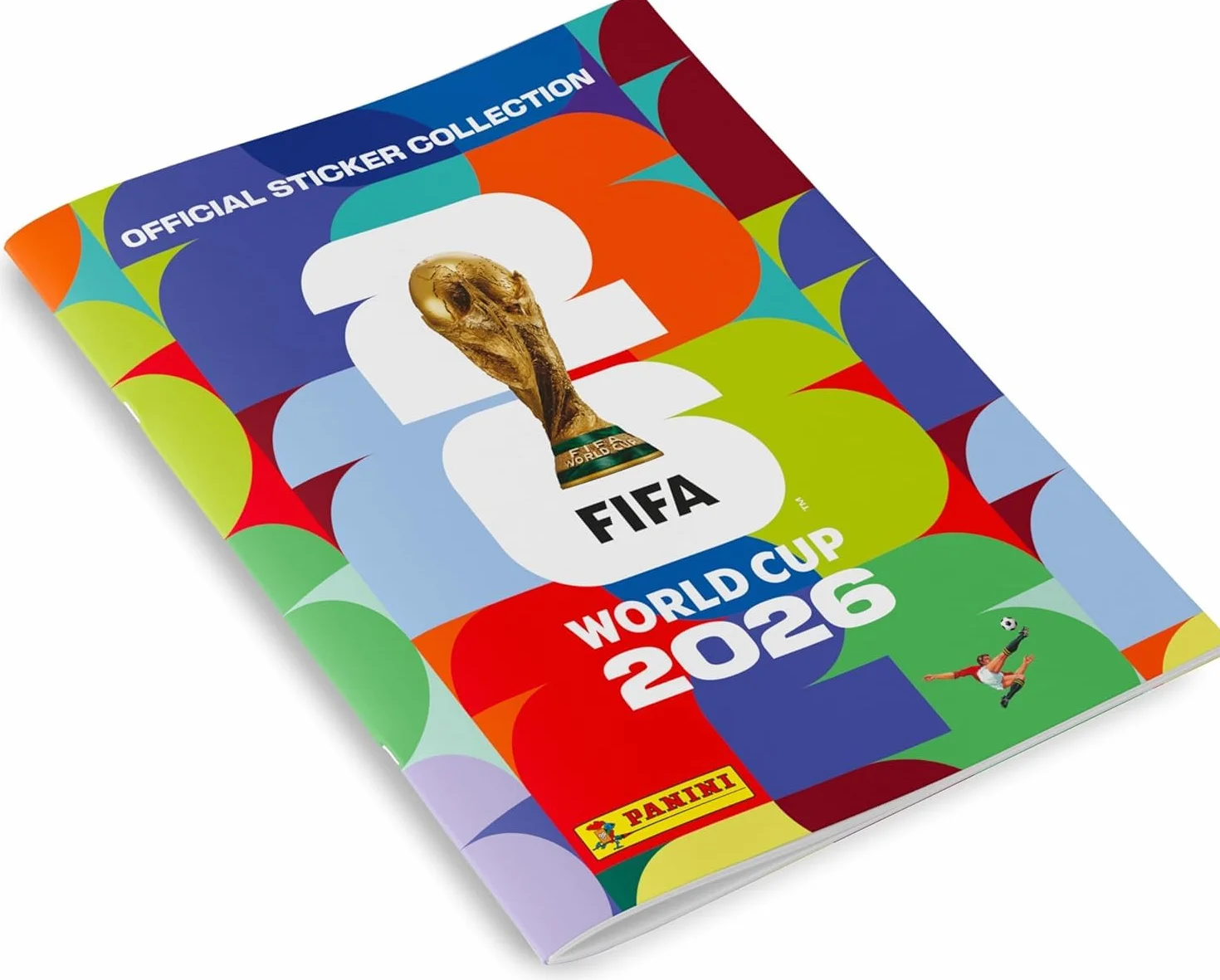 Panini Coupe du Monde 2026 Lot d'autocollants 70 autocollants à collectionner cartes de football album et toploader