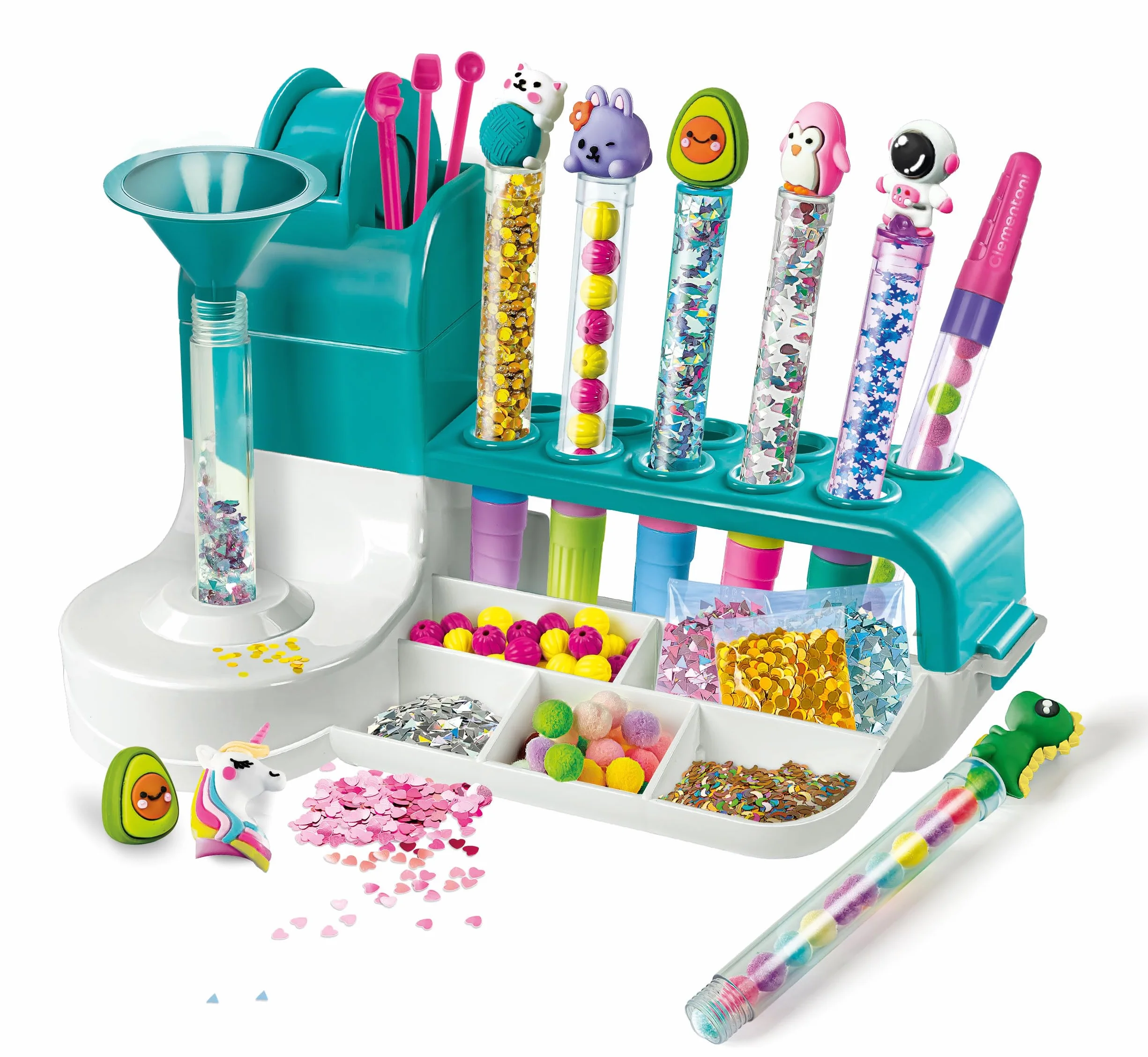 Clementoni Pen Creator Studio Kit de Fabrication de Stylos Personnalisé pour Enfants, Arts et Travaux Manuels, 6 Ans+