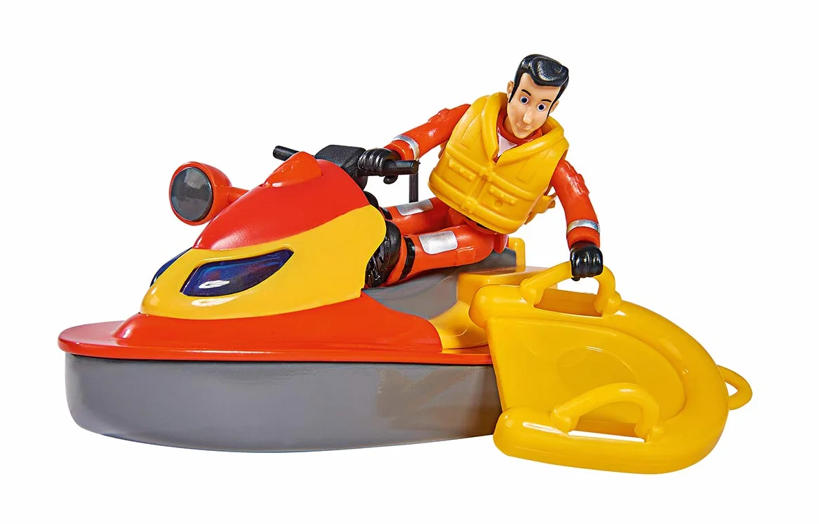 Simba Sam le pompier Juno Jet Ski figurine Elvis assise à rabat flotte sur l'eau enfants 3 ans
