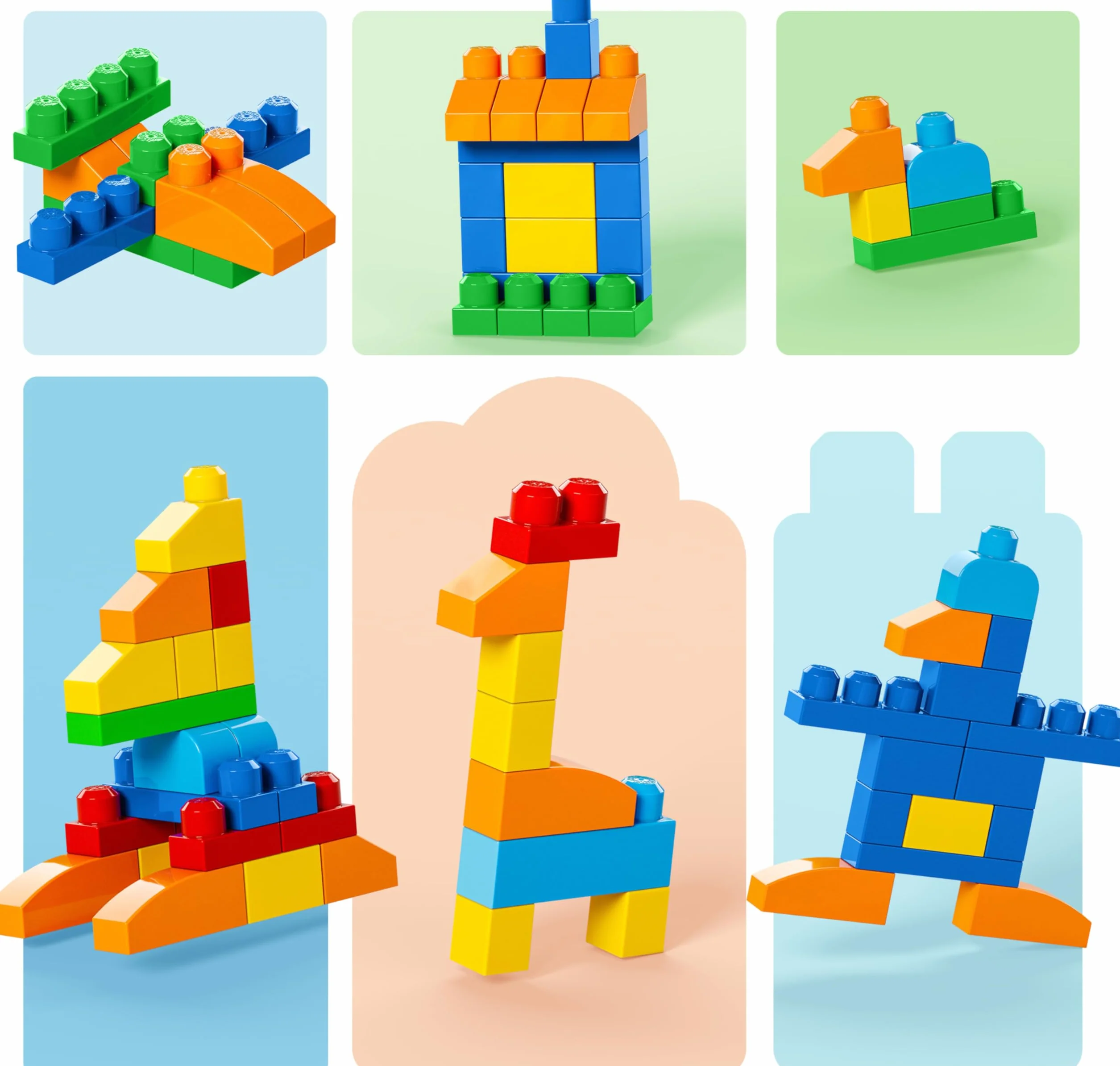 Mega Bloks Sac Blocs Construction Deluxe 150 briques jouet bébé enfant 1-5 ans CNM43