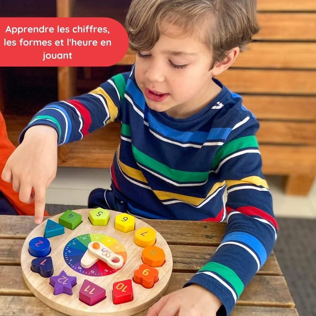 Montre d'apprentissage de Bois
