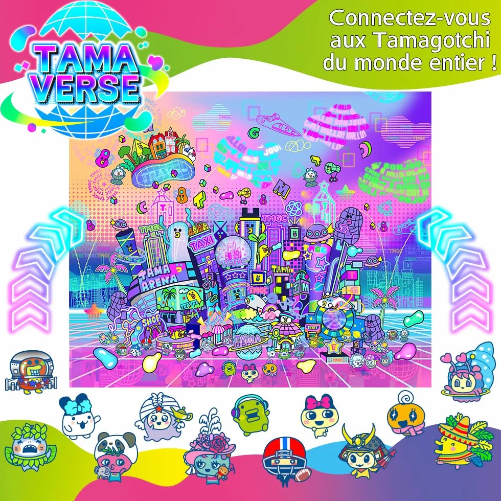 Bandai Tamagotchi Uni Connecté Bracelet Montre Violet Animal Compagnie Virtuel