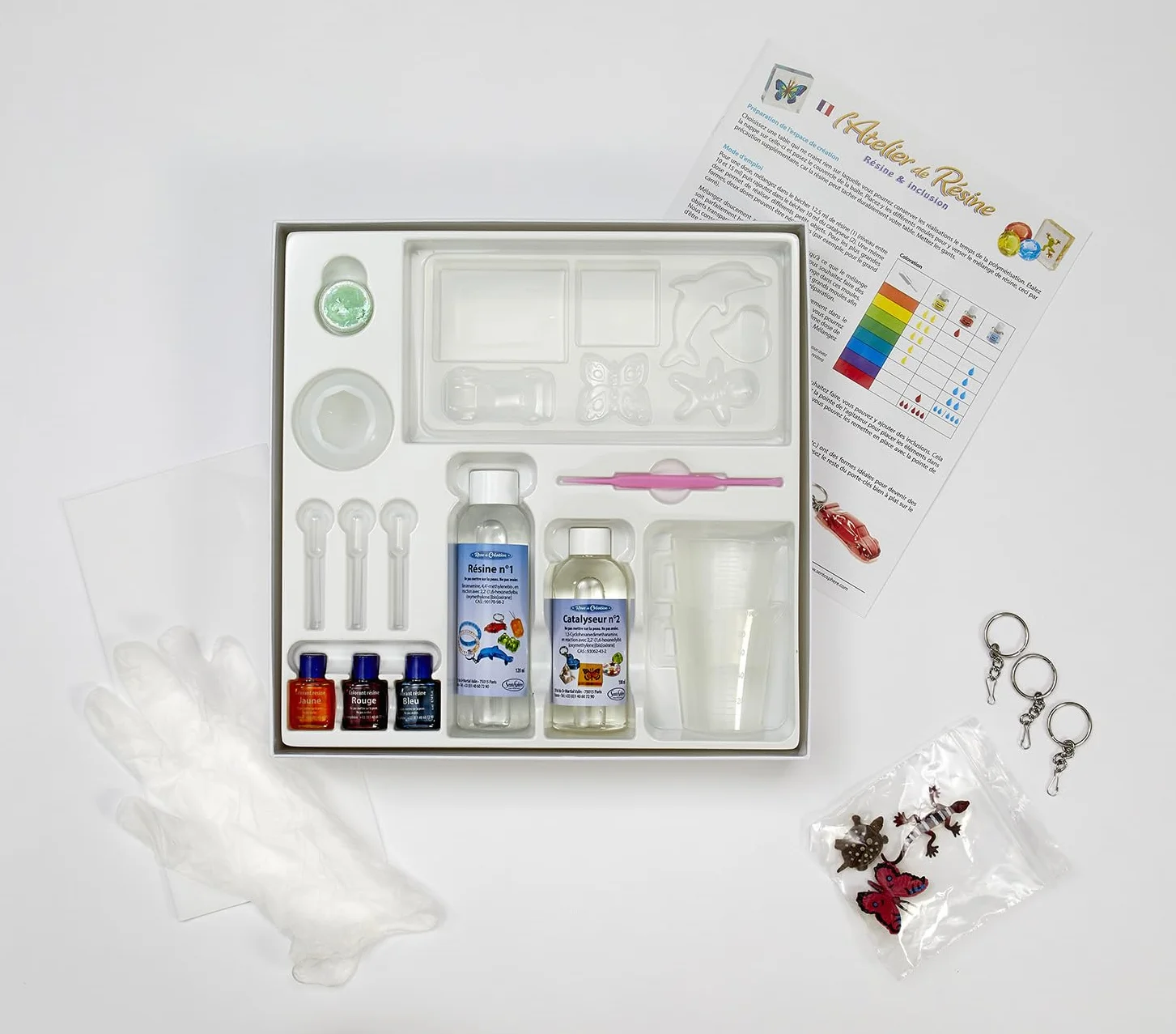 Sentosphère L'Atelier de Résine Kit de loisir créatif pour enfants dès 10 ans - Assemblé en France