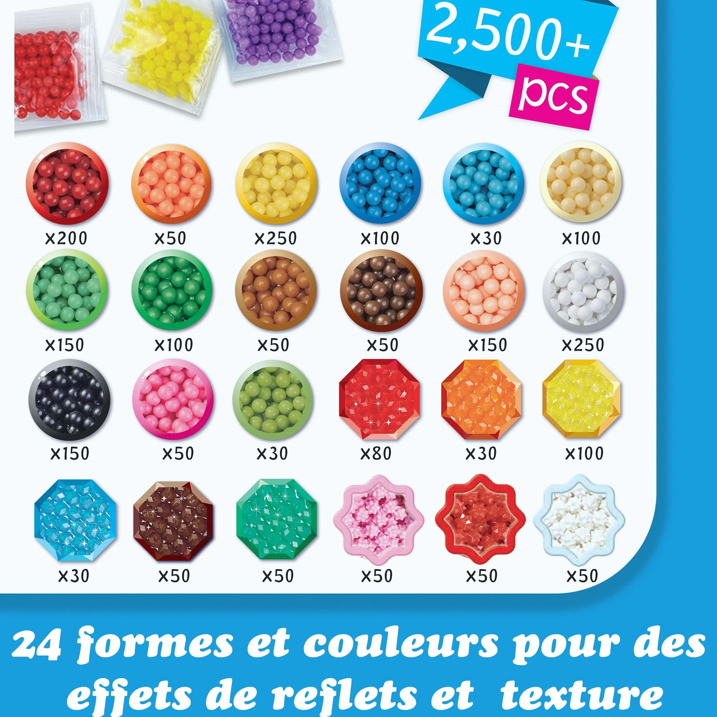 Aquabeads Super Mario La box Kit de loisirs créatifs perles à eau Jouet enfant 4 ans+