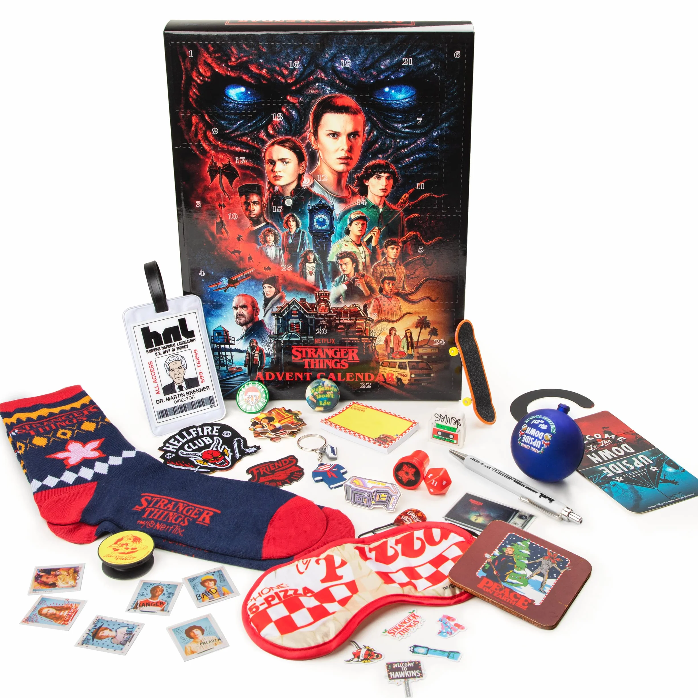 Calendrier de l'Avent Stranger Things Cinereplicas Licence officielle