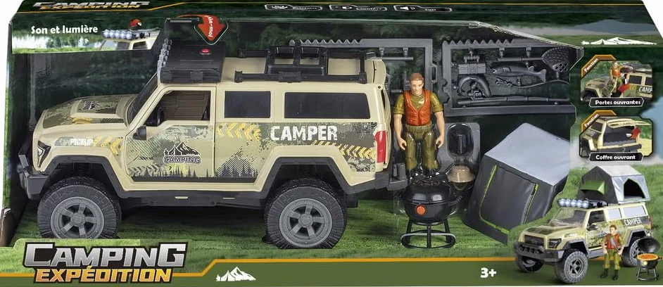 VEHICULE 4X4 Camping FR avec Son ET Lumiere