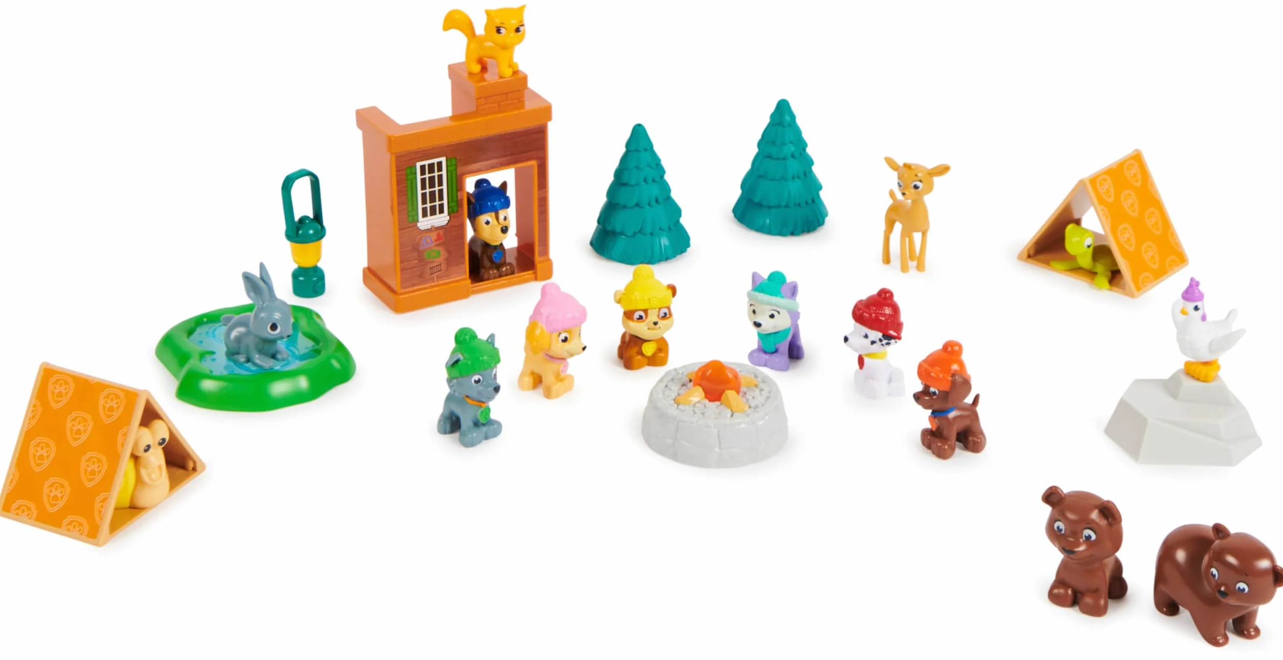 PAW PATROL Calendrier de l'Avent Noël 24 Surprises Figurines Exclusives Jouet Enfant 3 Ans+