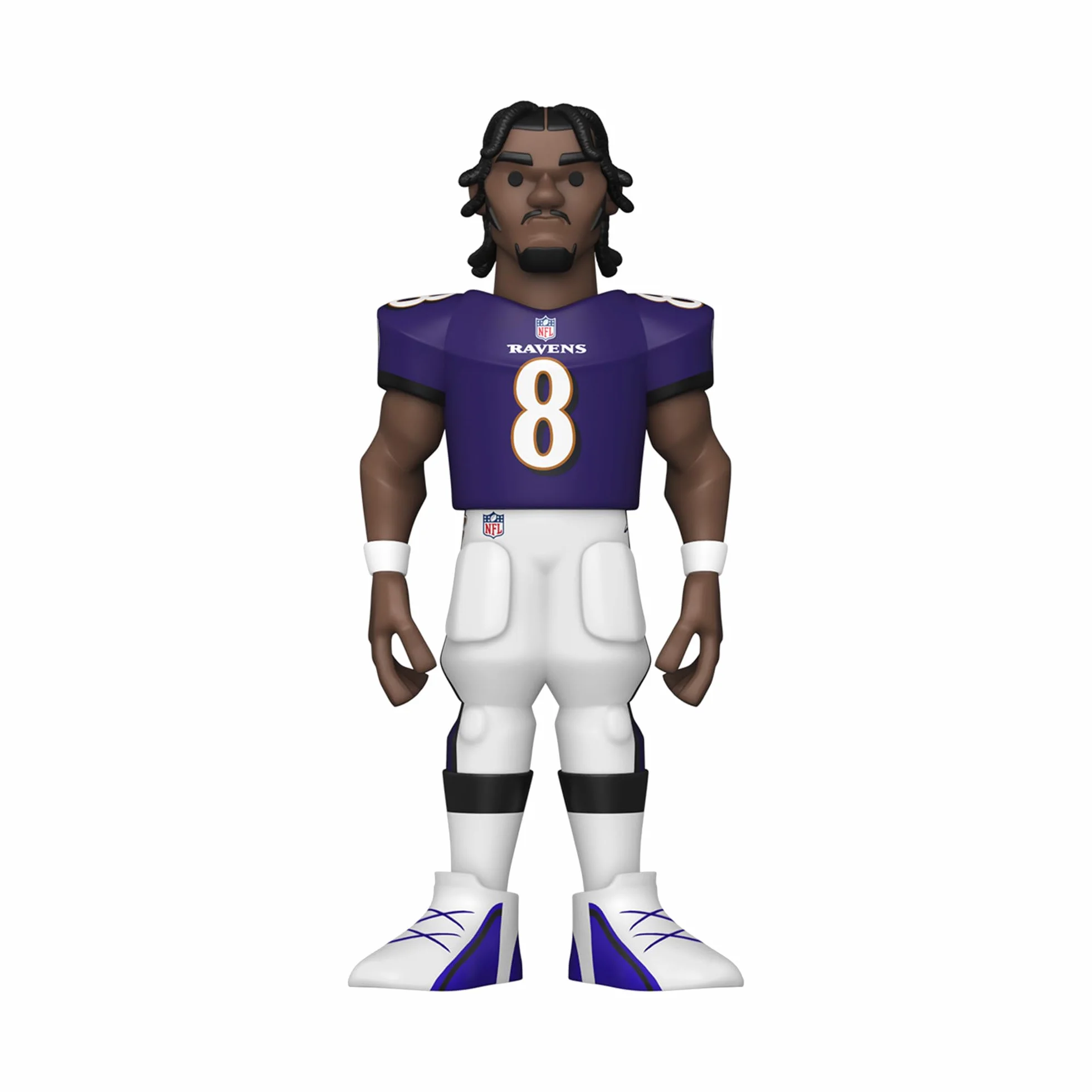 Funko Gold 5" NFL Ravens Lamar Jackson Chase Variante Rare Figurine Articulée Vinyle Collectionner