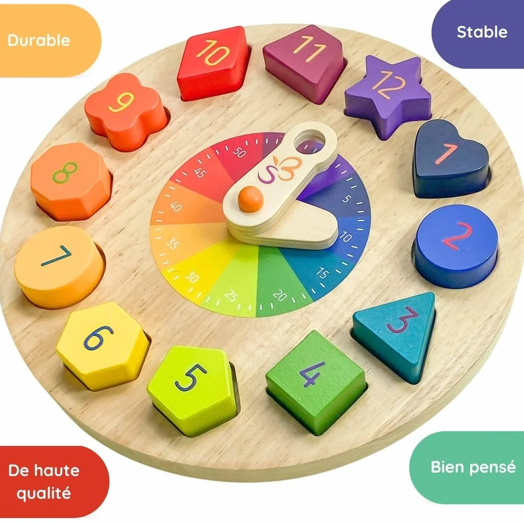 Montre d'apprentissage de Bois