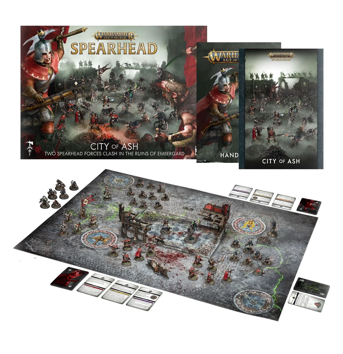 Warhammer Age of Sigmar - Spearhead City of Ash (English) (70-801), Durable Construction for Reliable Everyday Use and Mobile Repair