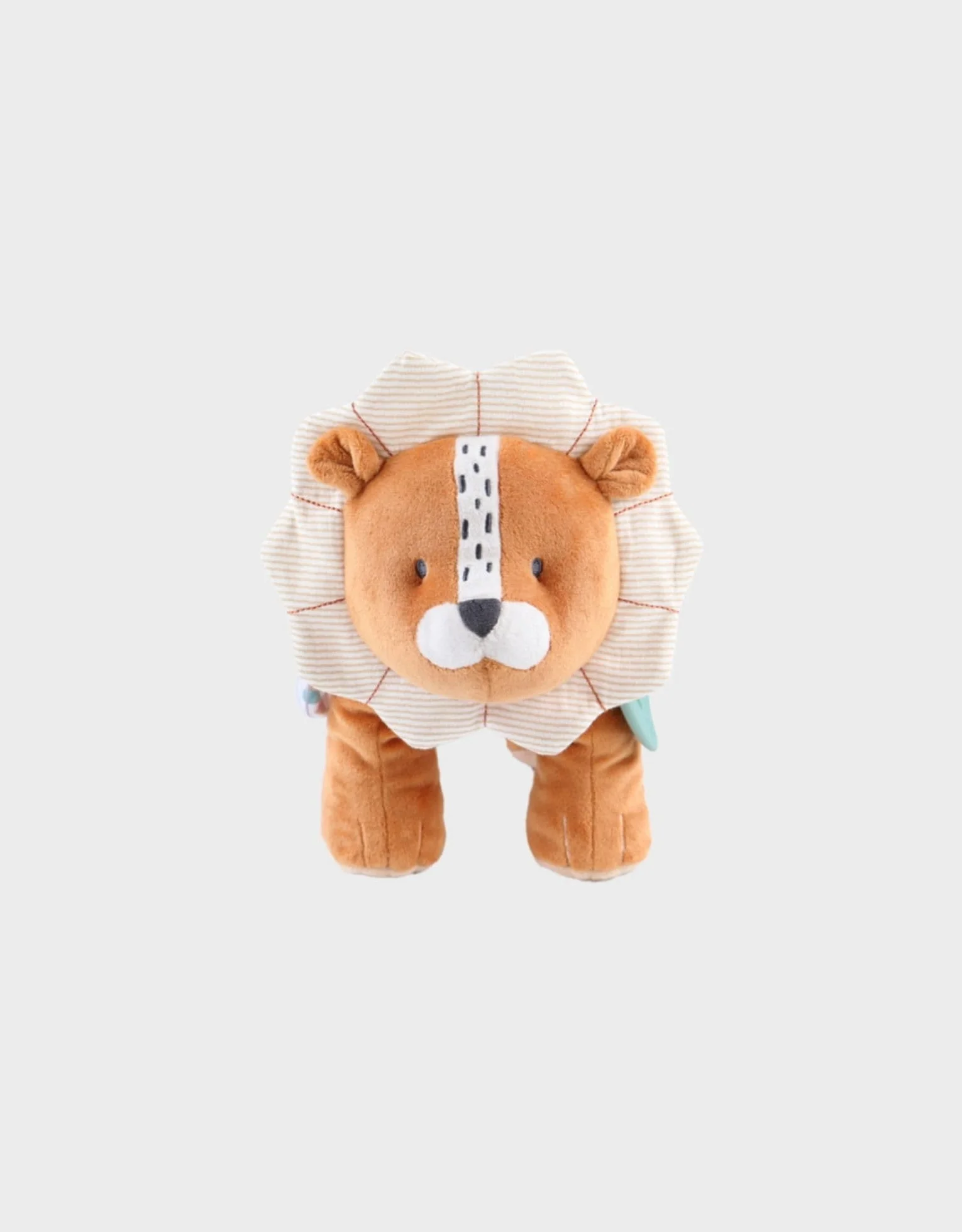 Peluche d'activités bébé Lion Babou 40cm Jouet d'éveil Cadeau de Naissance