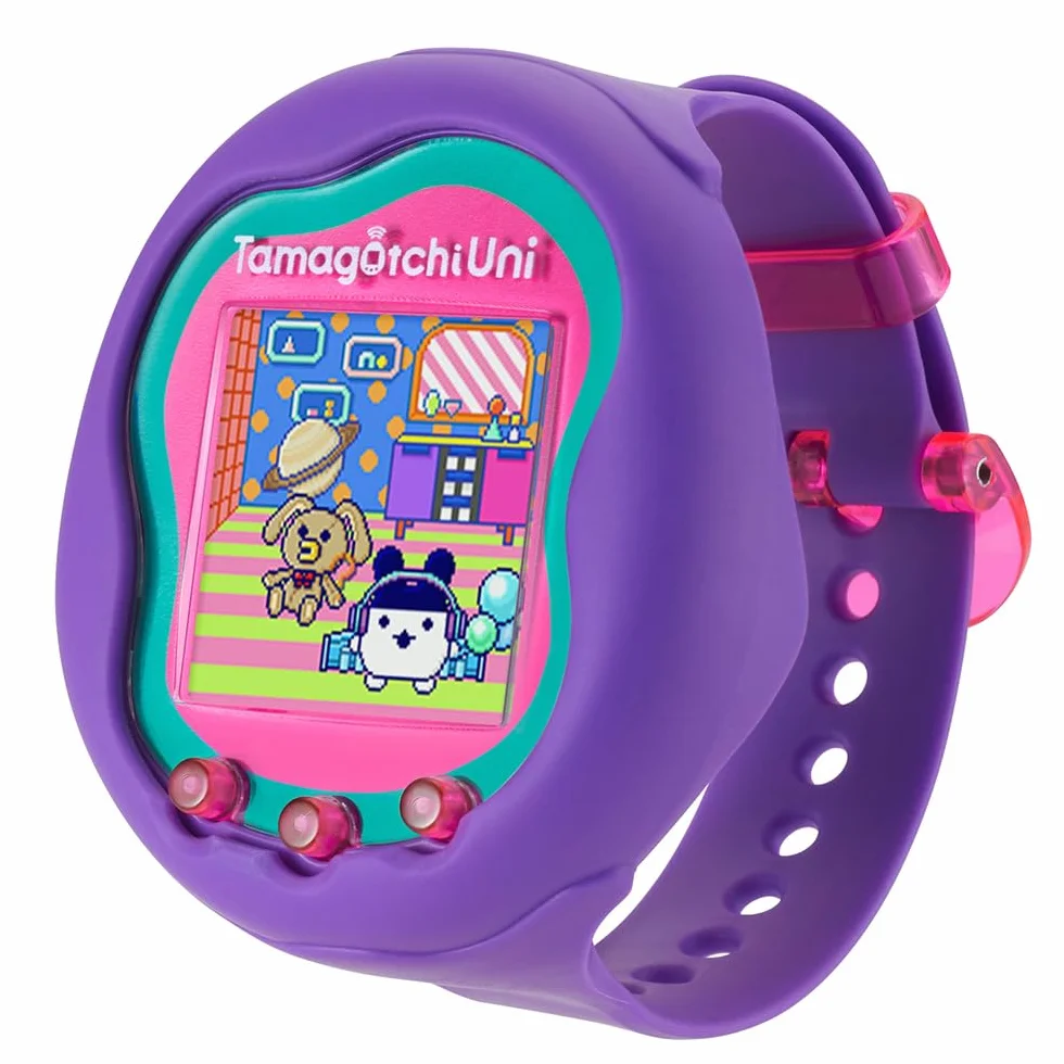 Bandai Tamagotchi Uni Connecté Bracelet Montre Violet Animal Compagnie Virtuel