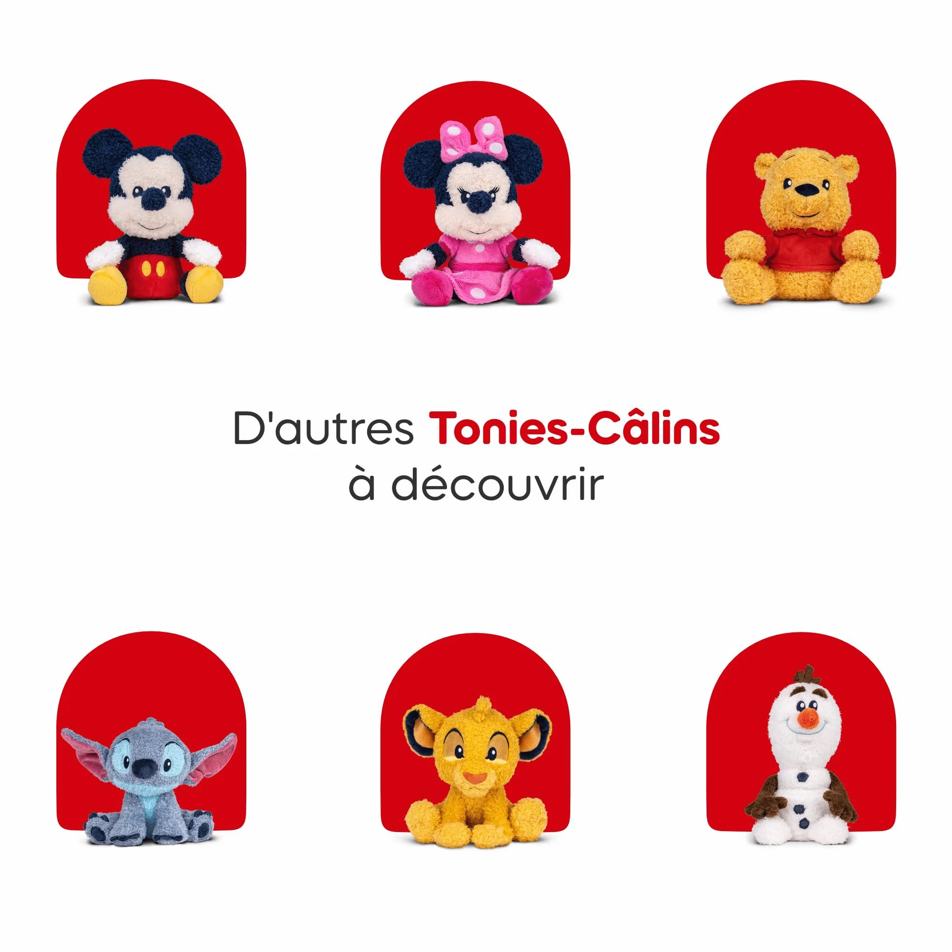Tonies Câlin Disney Stitch peluche audio Toniebox 3 ans et plus
