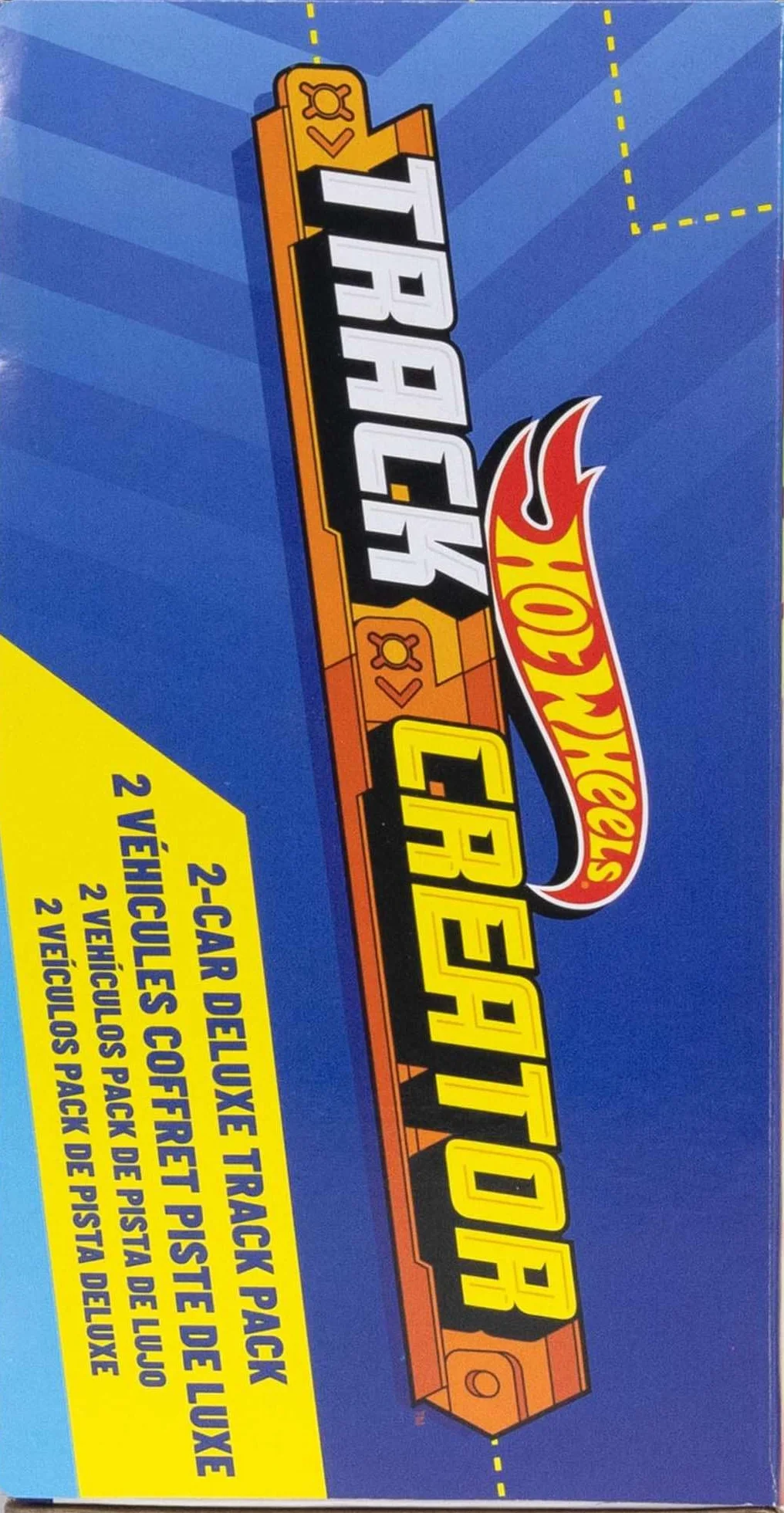 Hot Wheels Coffret Piste Deluxe Track Creator 1/64 7,5 mètres 2 véhicules JDW42