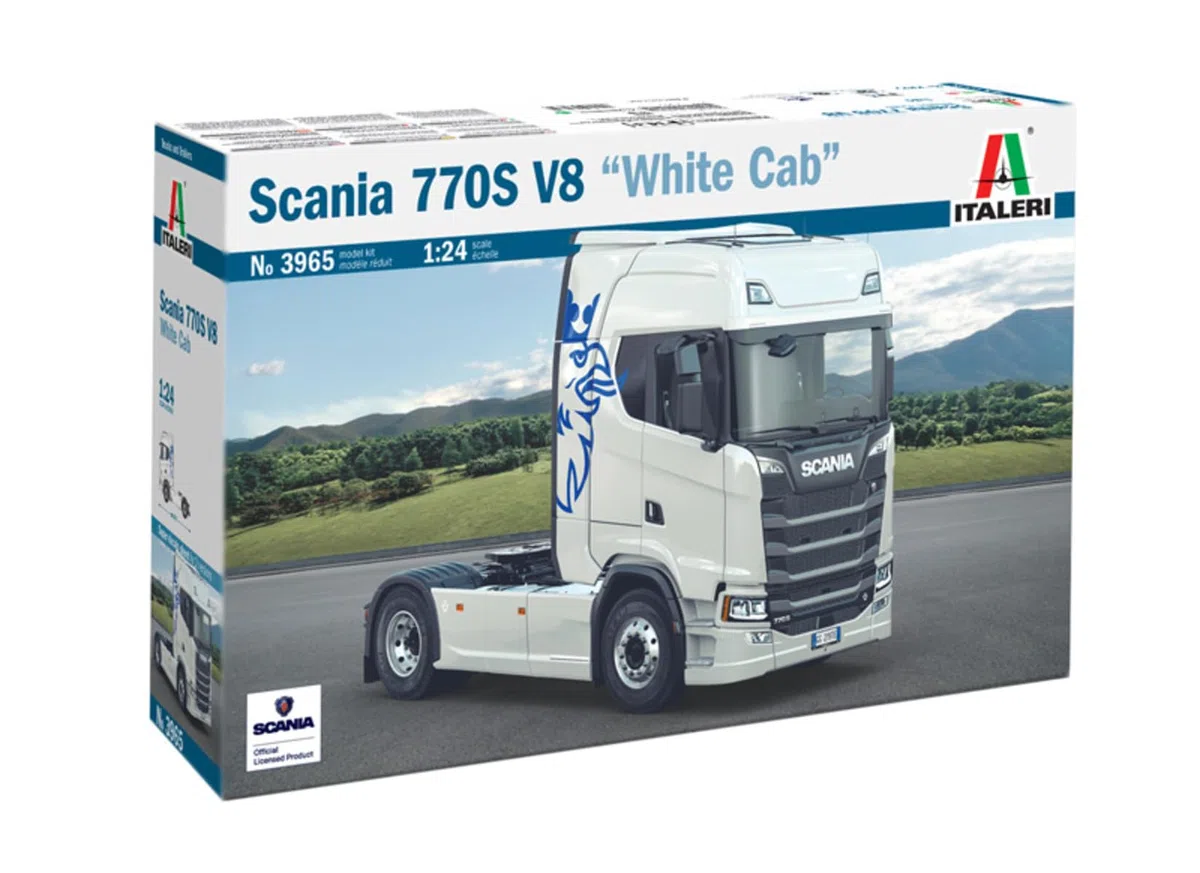 ITALERI - Maquette Camion Scania 770s V8 White Cab 3965| 1:24
