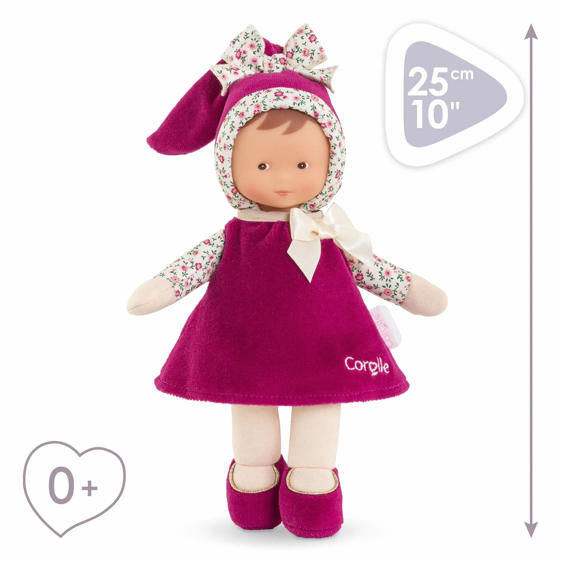 Corolle Mon Doudou Miss Rose Grenadine 25cm dès la Naissance