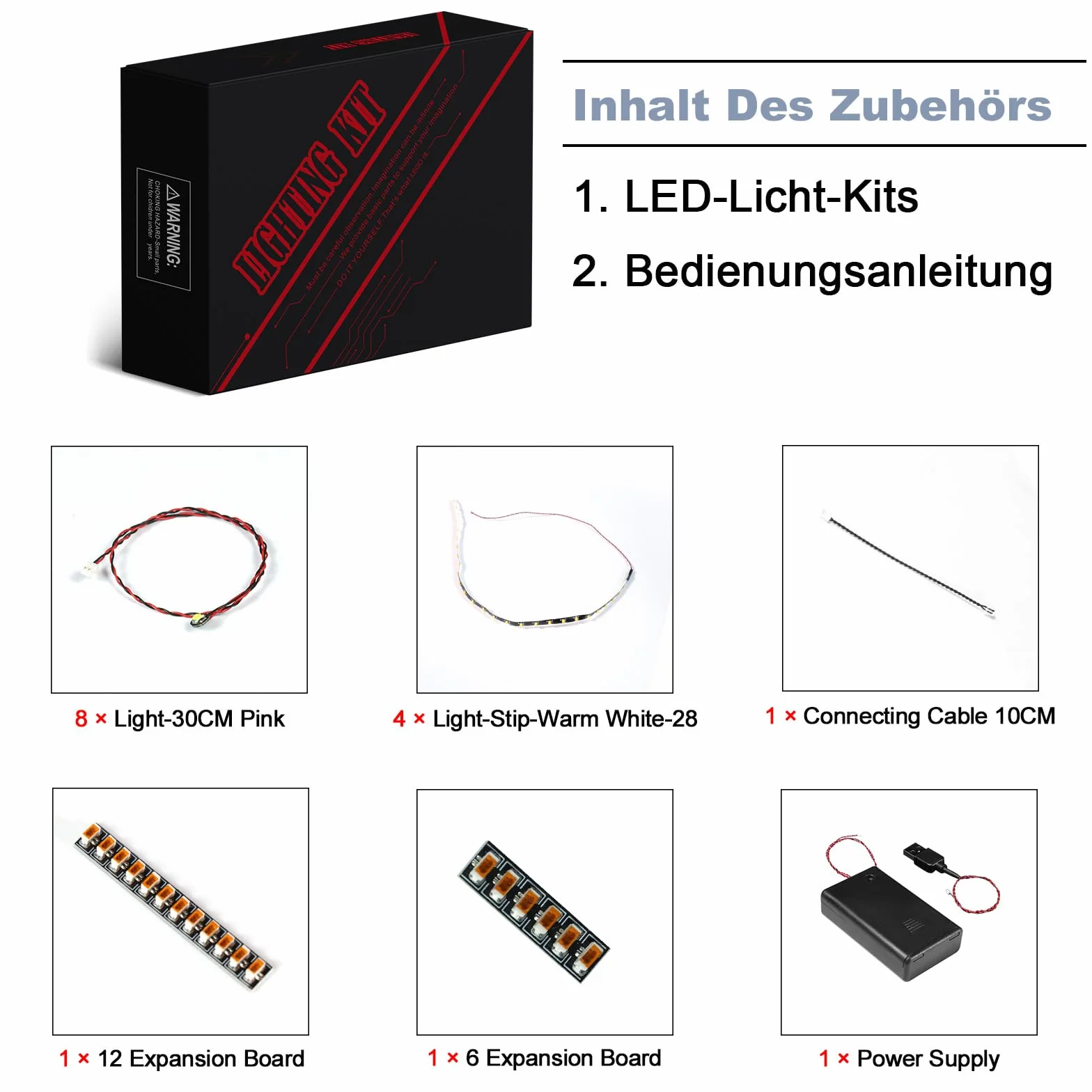 Kit d'éclairage LED BrickBling pour arbre Lego Bonsaï 10281, collection botanique