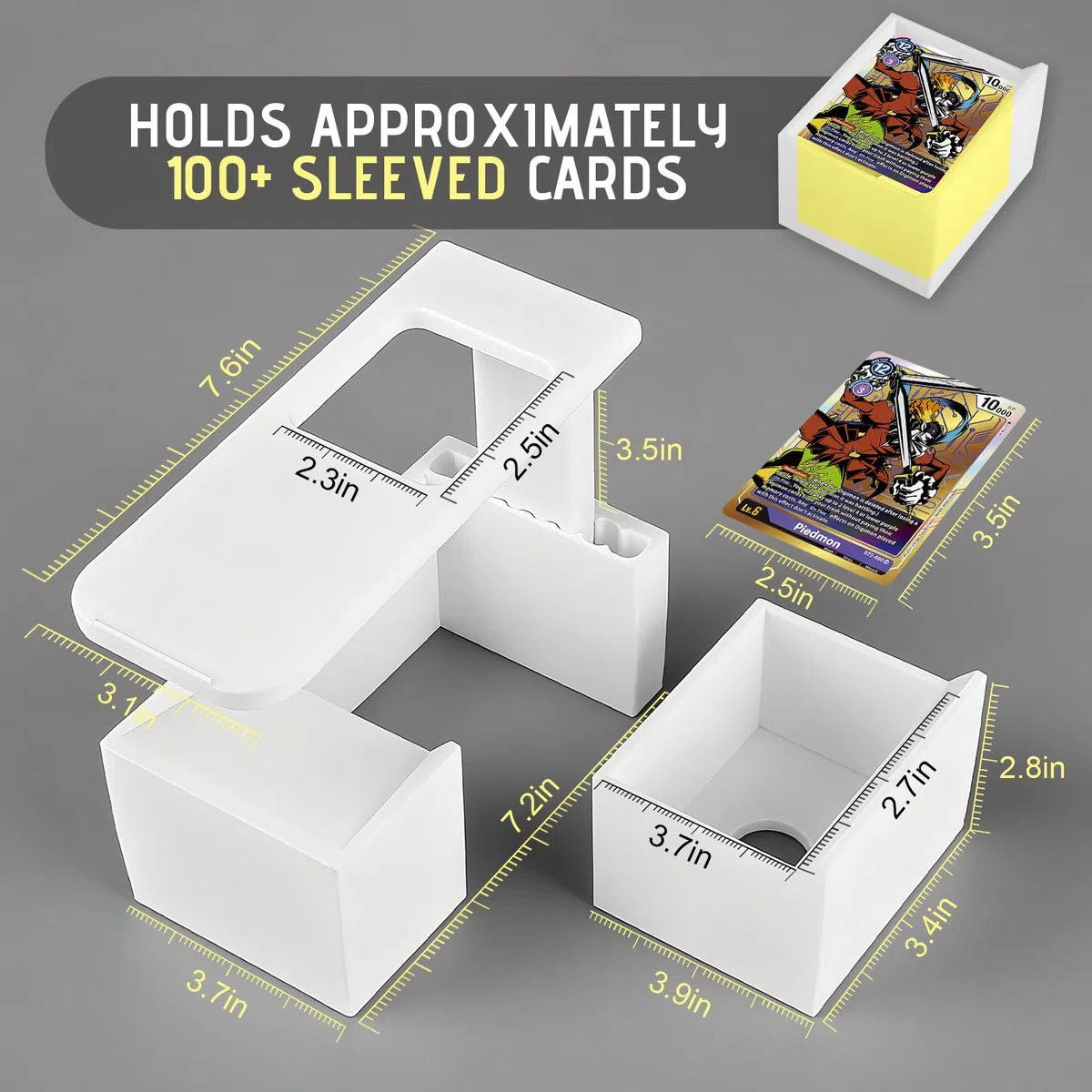 Scanbox pour Cartes MTG TCG, Support de Scanner de Cartes à Collectionner, Support de Scanner Portable Compatible avec ManaBox, Numérisation Rapide et Informations sur Les Prix des Cartes Magic