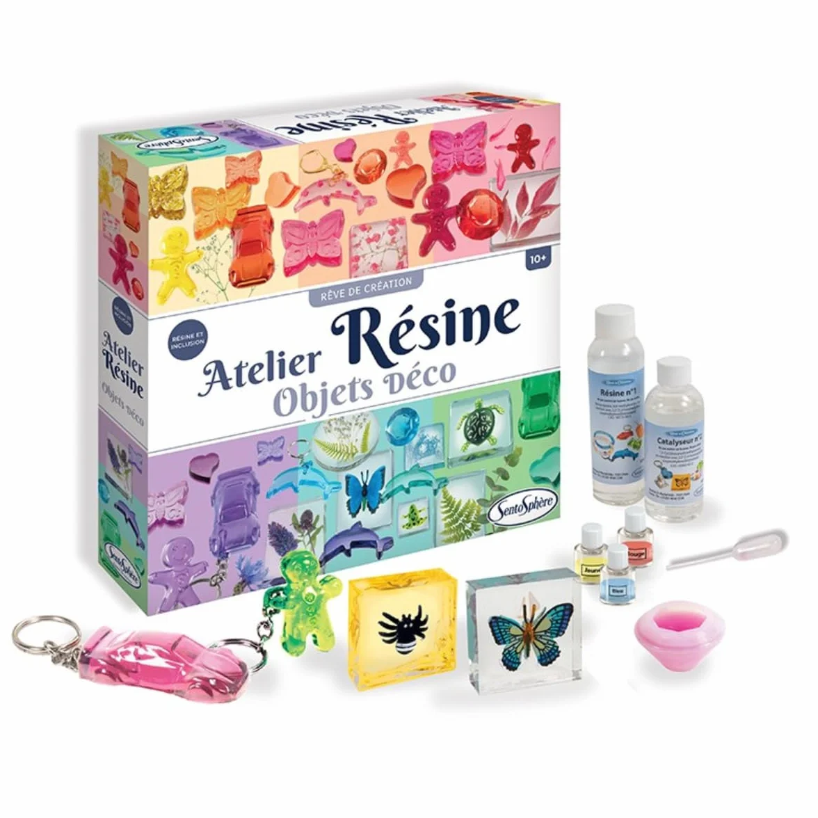 Sentosphère L'Atelier de Résine Kit de loisir créatif pour enfants dès 10 ans - Assemblé en France