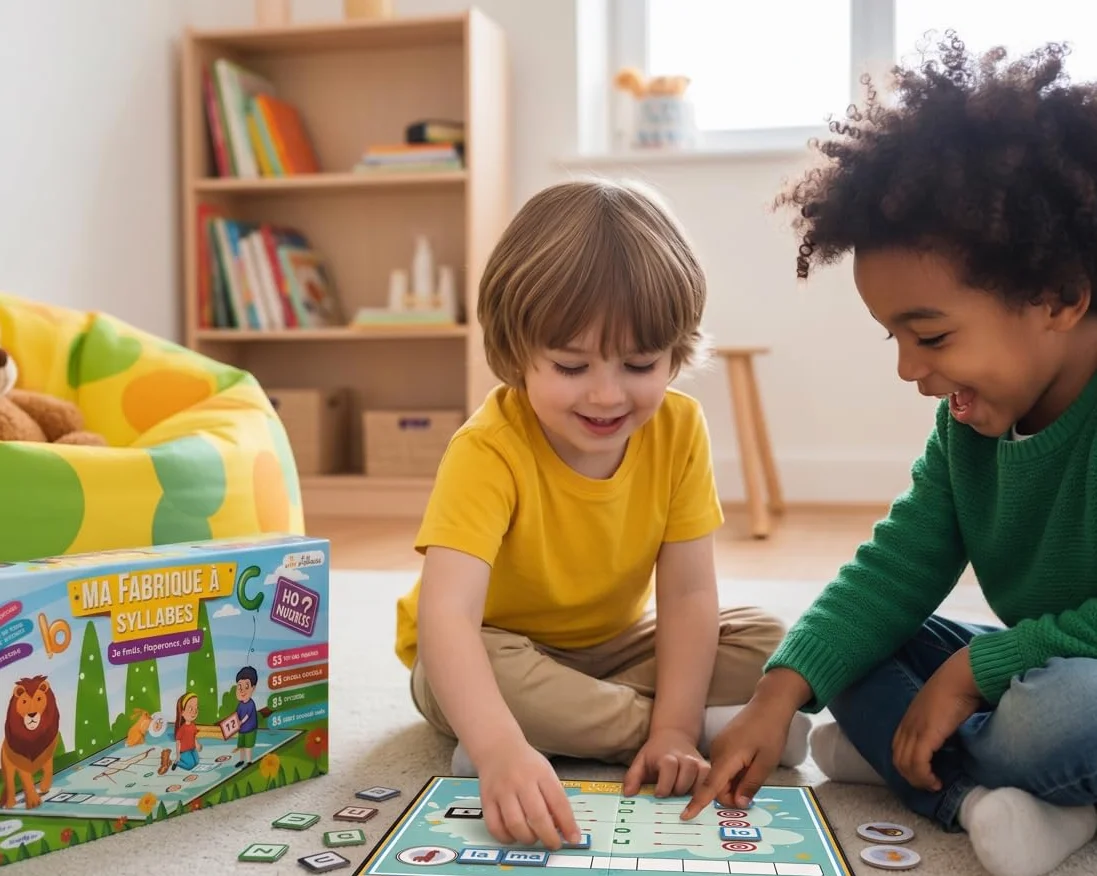 Ma Fabrique à syllabes & Mots, Jeu éducatif magnétique, Apprendre à Lire 3-8 Ans, Méthode syllabique, Phonologie PS=>CP