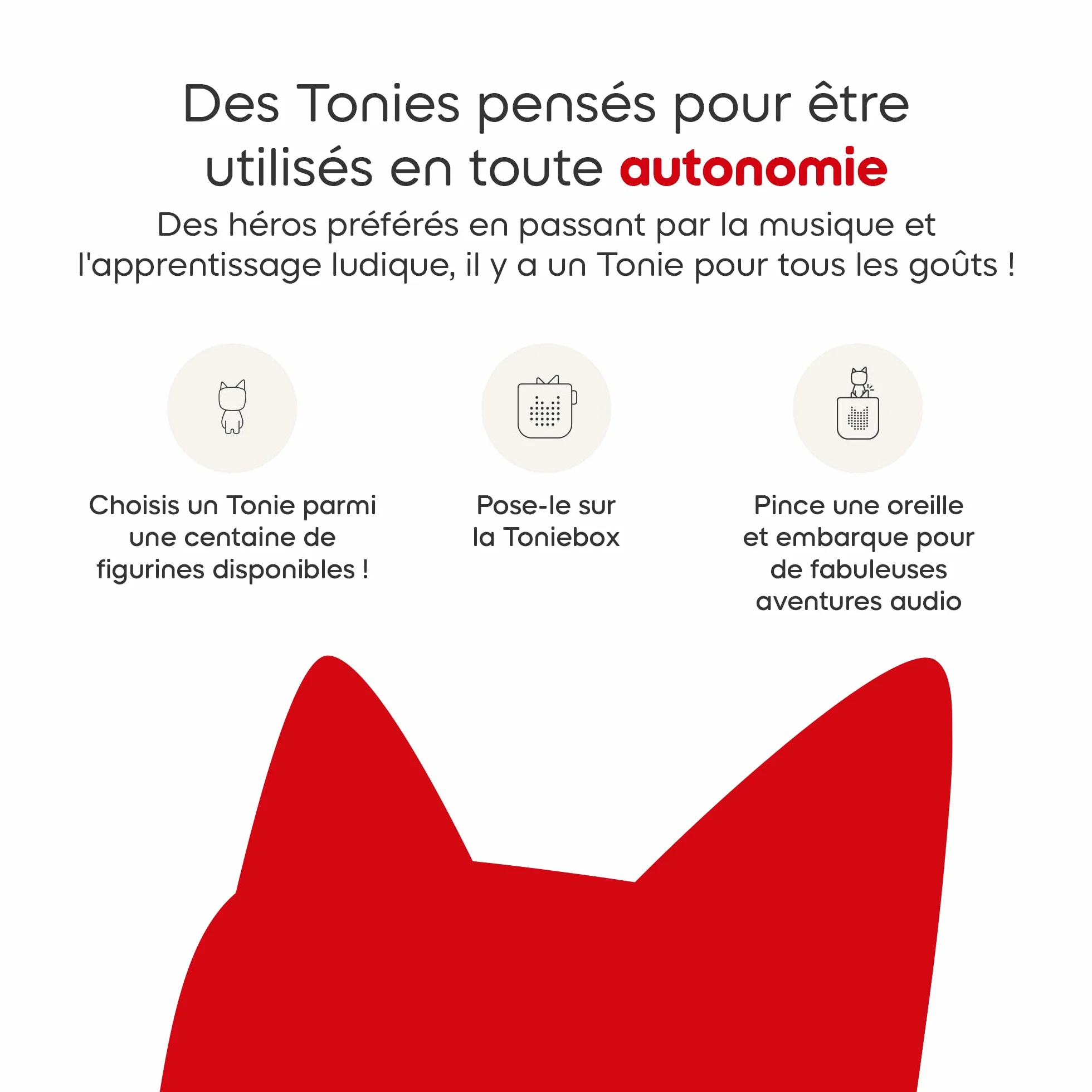 Tonies Câlin Disney Stitch peluche audio Toniebox 3 ans et plus
