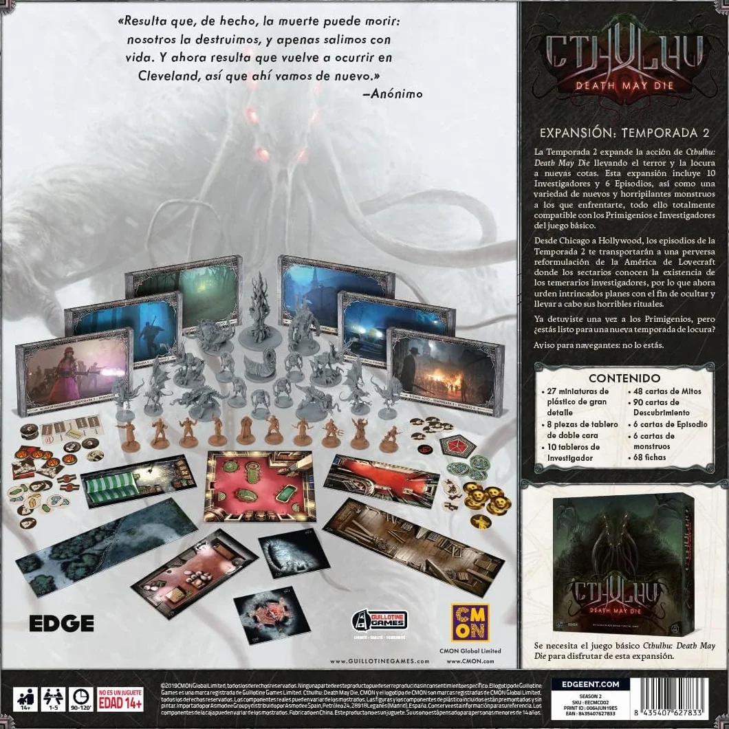 Cool Mini Or Not Cthulhu : Death May Die - Season 2 Expansion - en