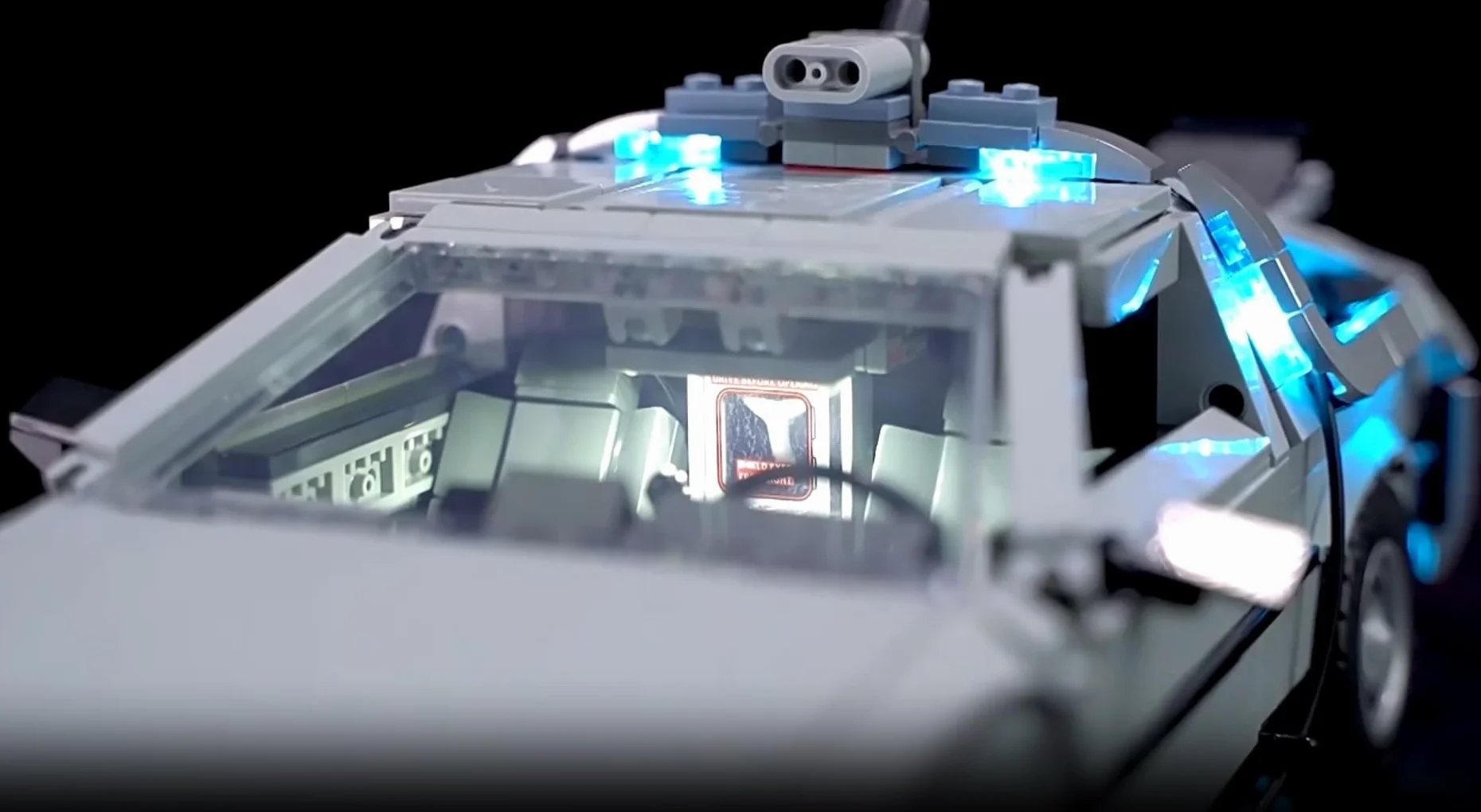 Kit d'éclairage LED pour Lego Retour vers le futur 10300 Delorean