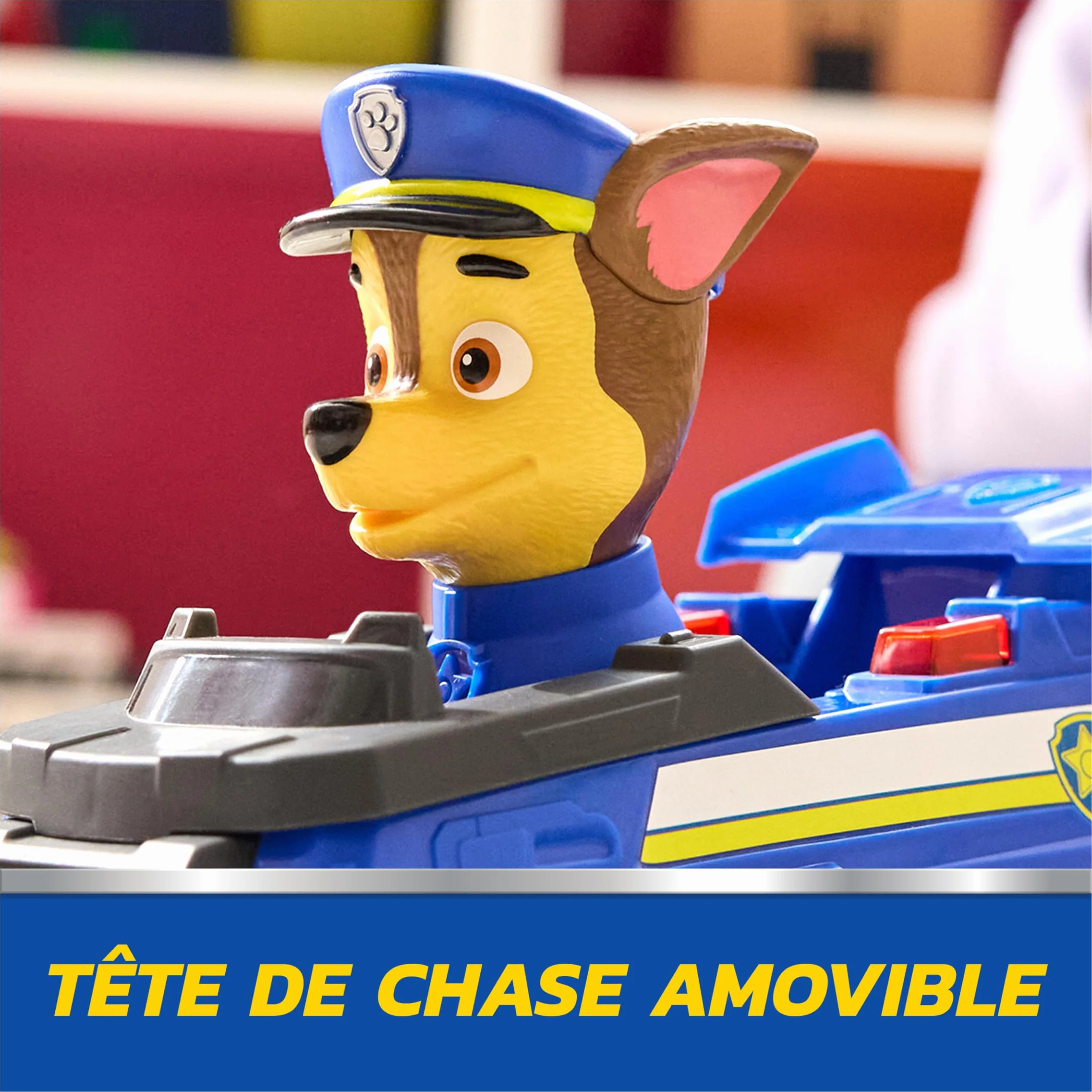 Paw Patrol Pat Patrouille Véhicule RC Interactif Chase Voiture Télécommandée Effets Lumineux Figurine Jouet Enfant 3 Ans+