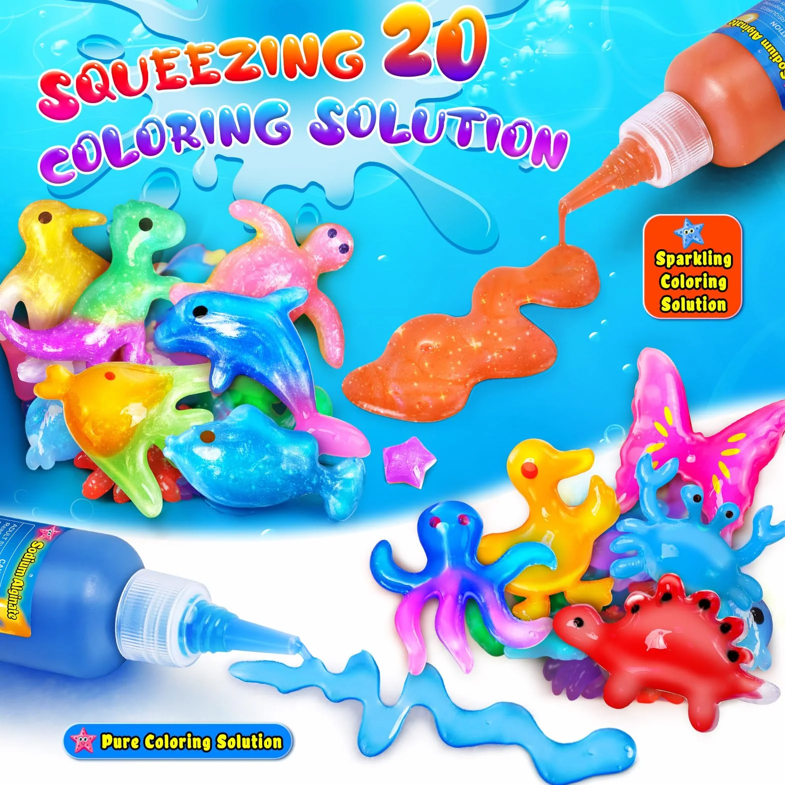 Magic Water Elf DIY Aqua Fairy Activites Manuelles 20 Bouteilles pour Enfants