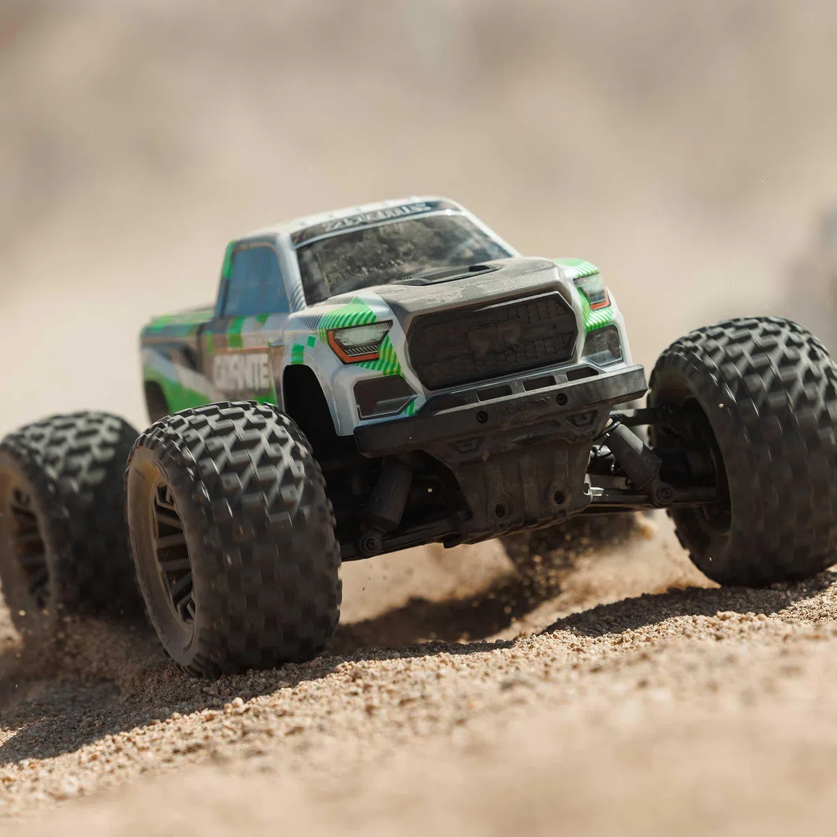 ARRMA 1/10 Granite 4X4 RTR Brushed Monster Truck Green ARA4202V4T1 Car