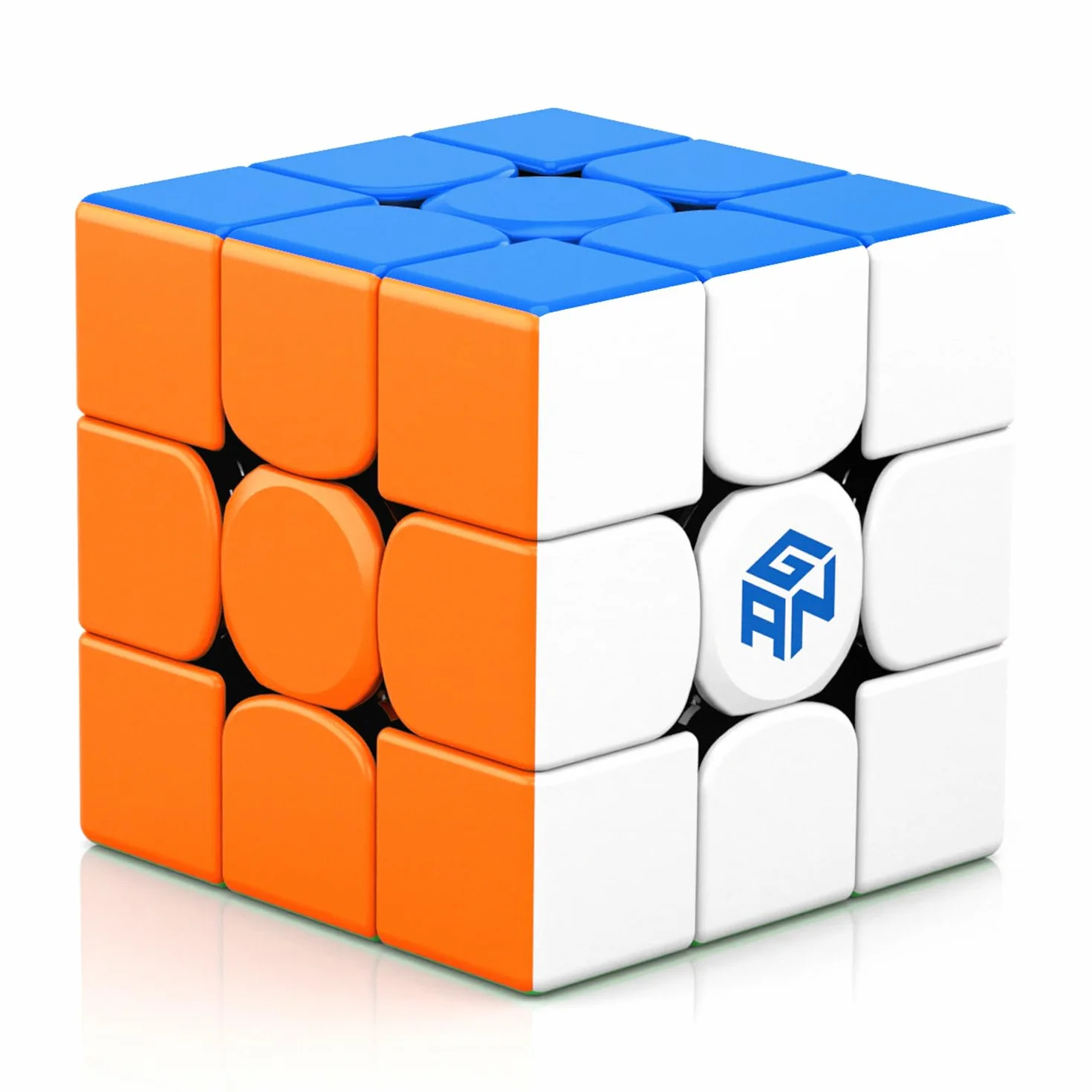 GAN 356RS Speed Cube Magique 3x3x3 sans Autocollant, Casse-Tête Classique avec GES+