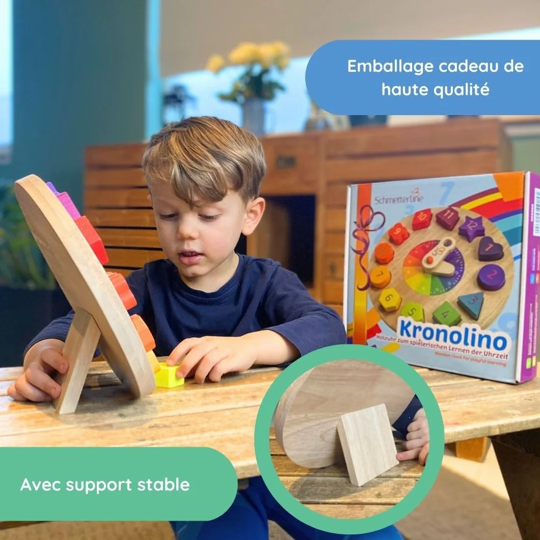 Montre d'apprentissage de Bois