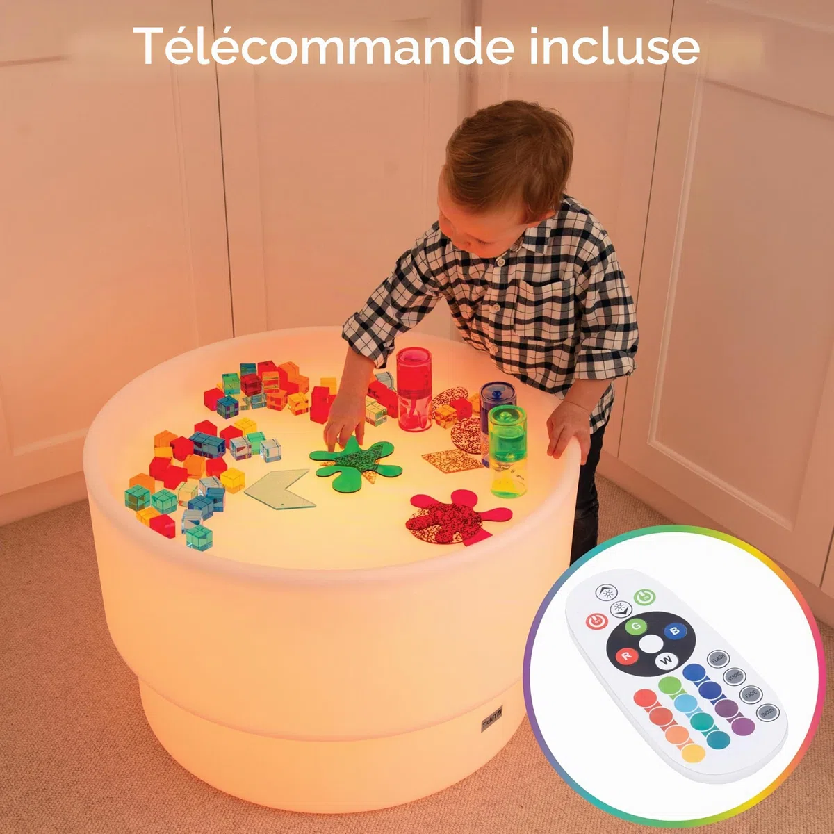 TickiT 75563 Sensory Mood Discovery Table-Colour Changing,White