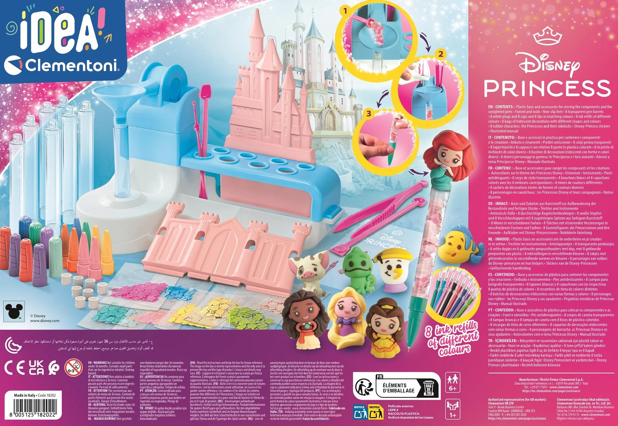 Stylos Princesses à Personnaliser Disney 8 Stylos à Fabriquer 6 Ans+