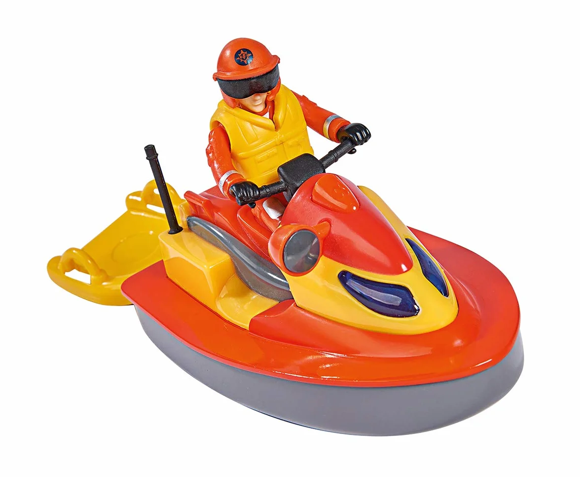 Simba Sam le pompier Juno Jet Ski figurine Elvis assise à rabat flotte sur l'eau enfants 3 ans