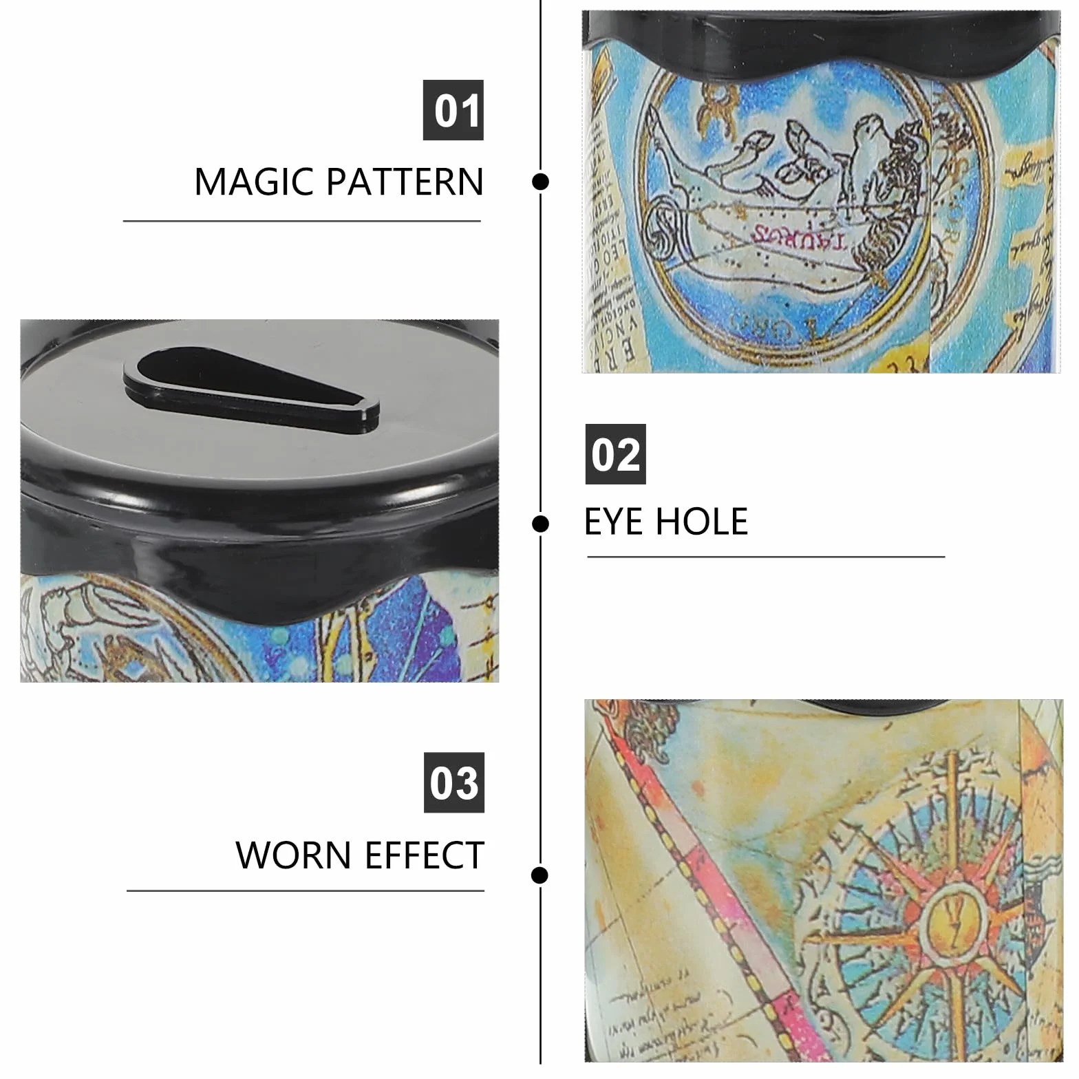 Toddmomy Lot de 2 jouets de kaléidoscope classiques pour enfants