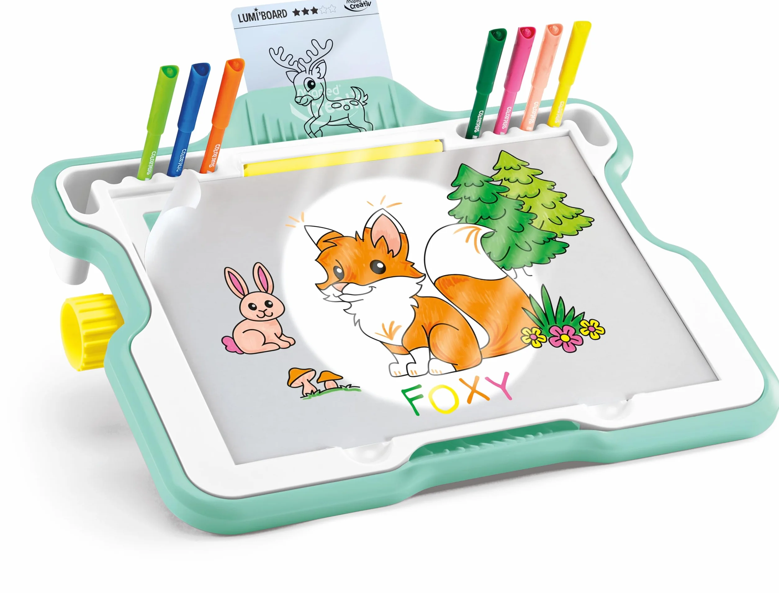 Lumi Board Maped Creativ - Machine Lumineuse pour Apprendre à Dessiner - Tableau Lumineux Enfant dès 4 ans