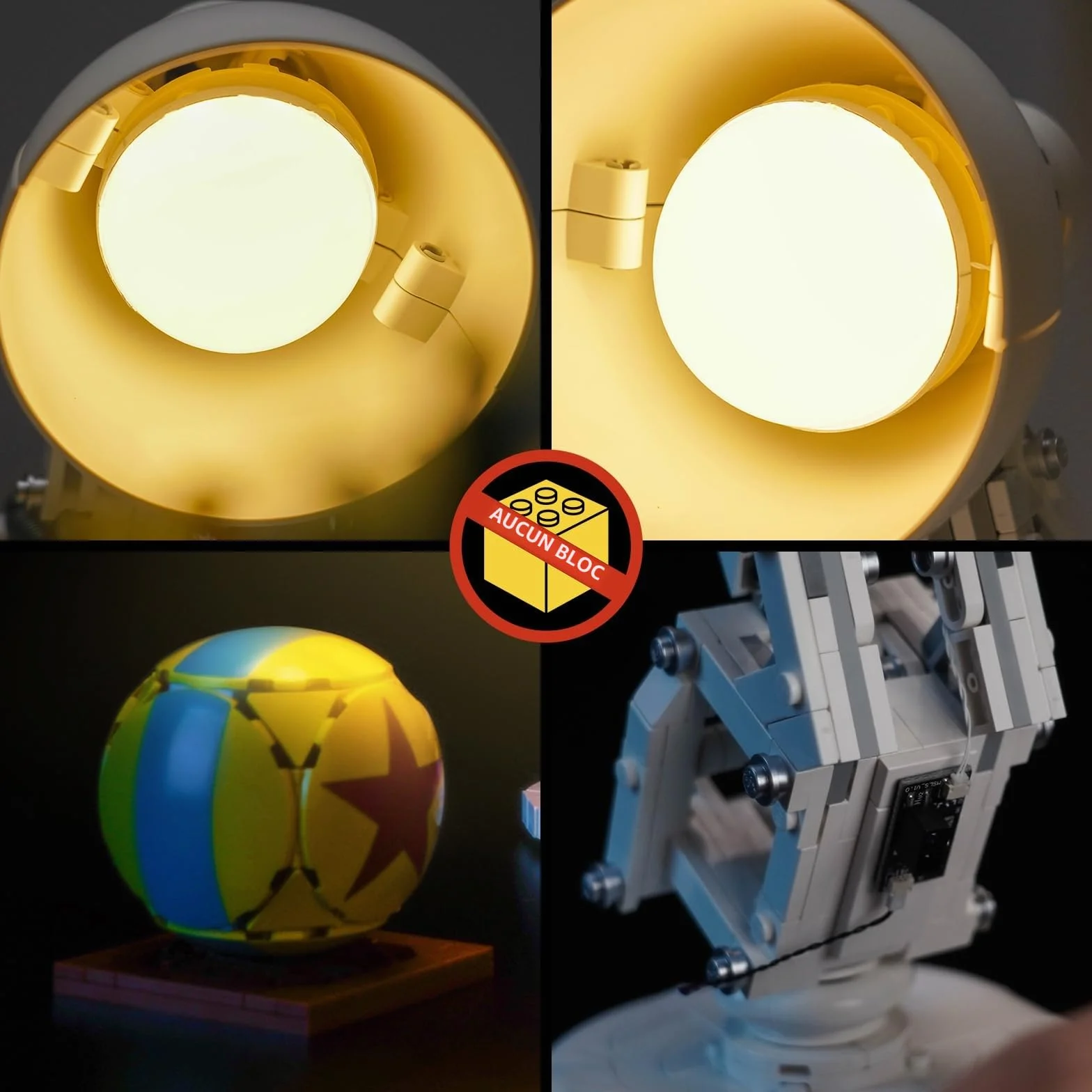Kit d'éclairage LED compatible Lego 21357 Ideas Pixar Luxo Jr.