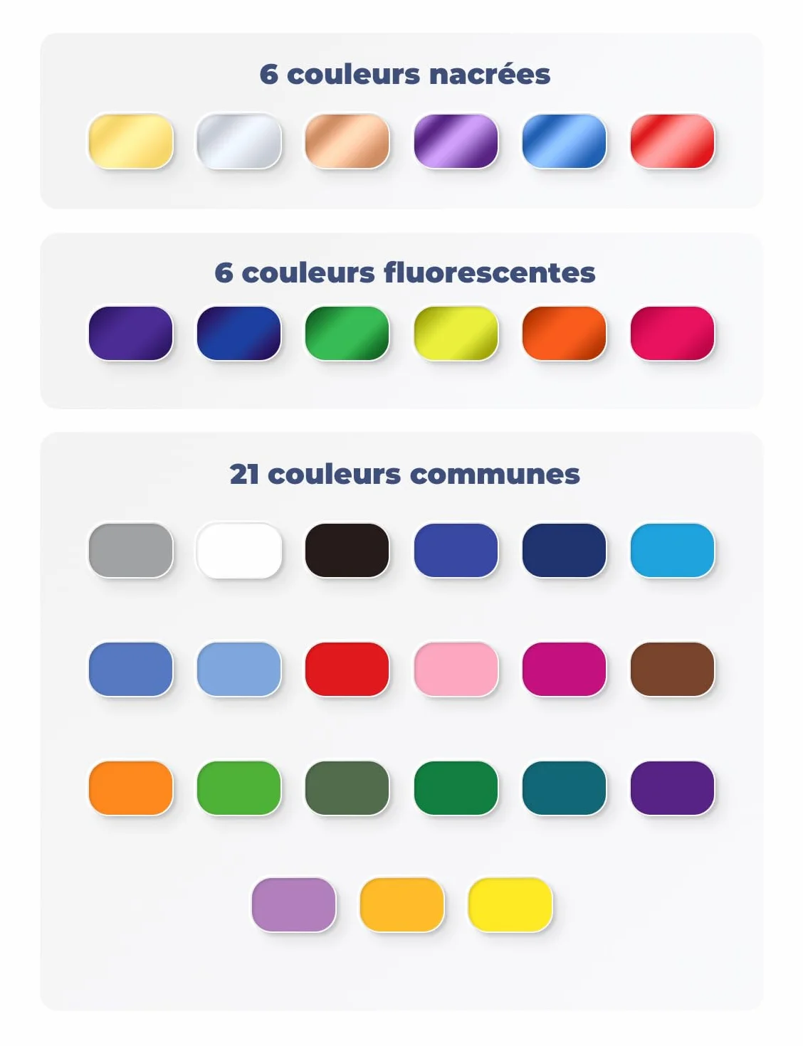 Kit Peinture Aérographe Oasser 36 Pcs 33 Couleurs 20 ml