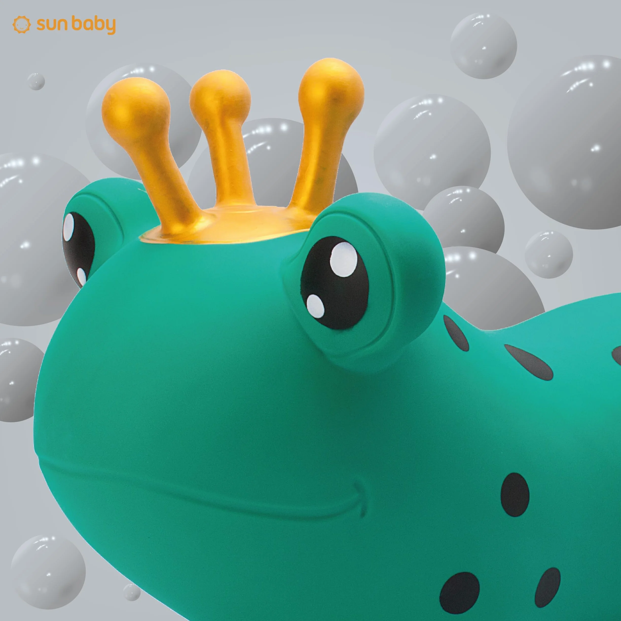 Gonflable Animal Sauteur Jouet Enfant 1 an Intérieur Extérieur Pompe Manuelle Grenouille Verte
